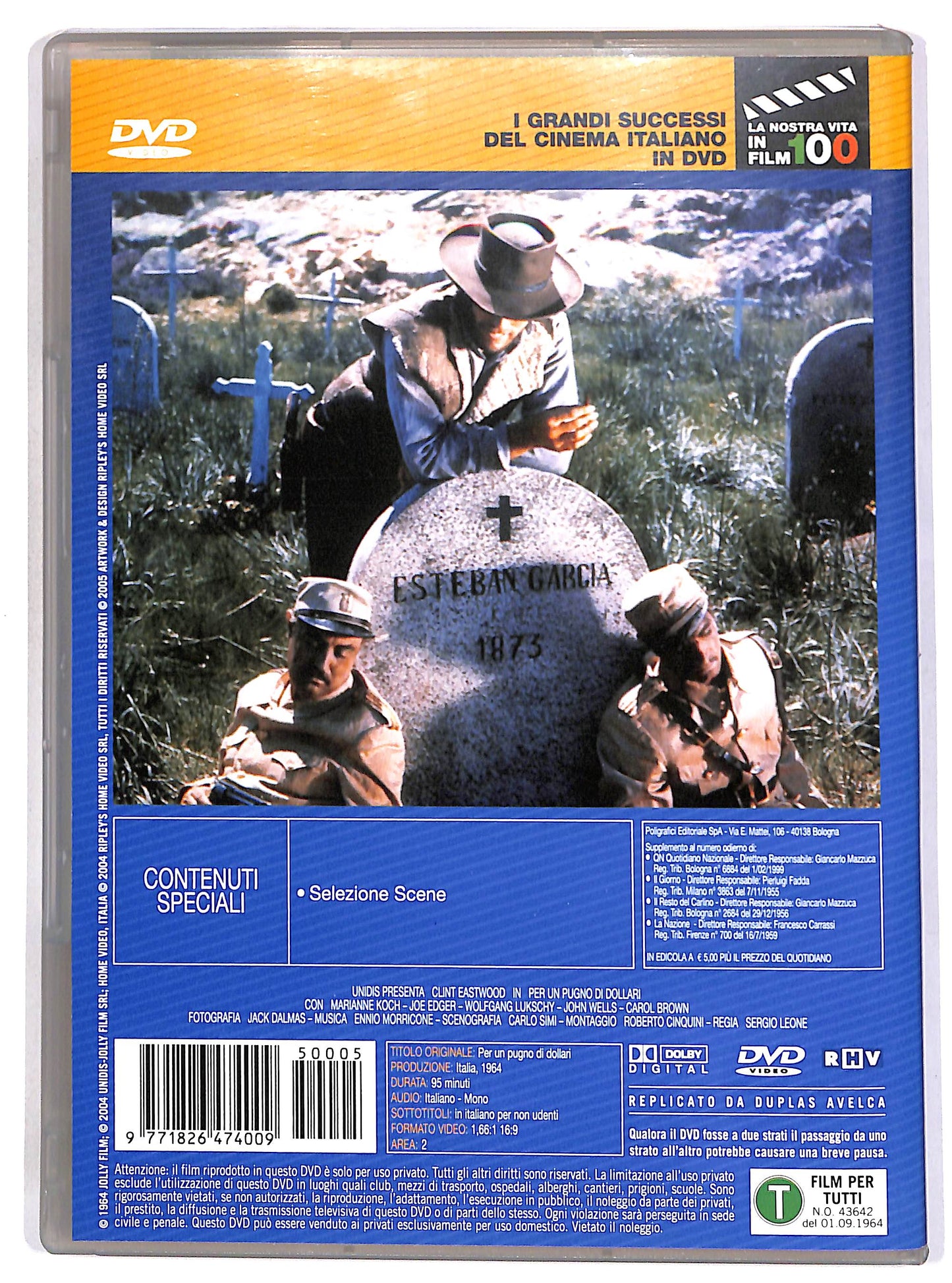 EBOND Per un pugno di dollari EDITORIALE DVD D652805