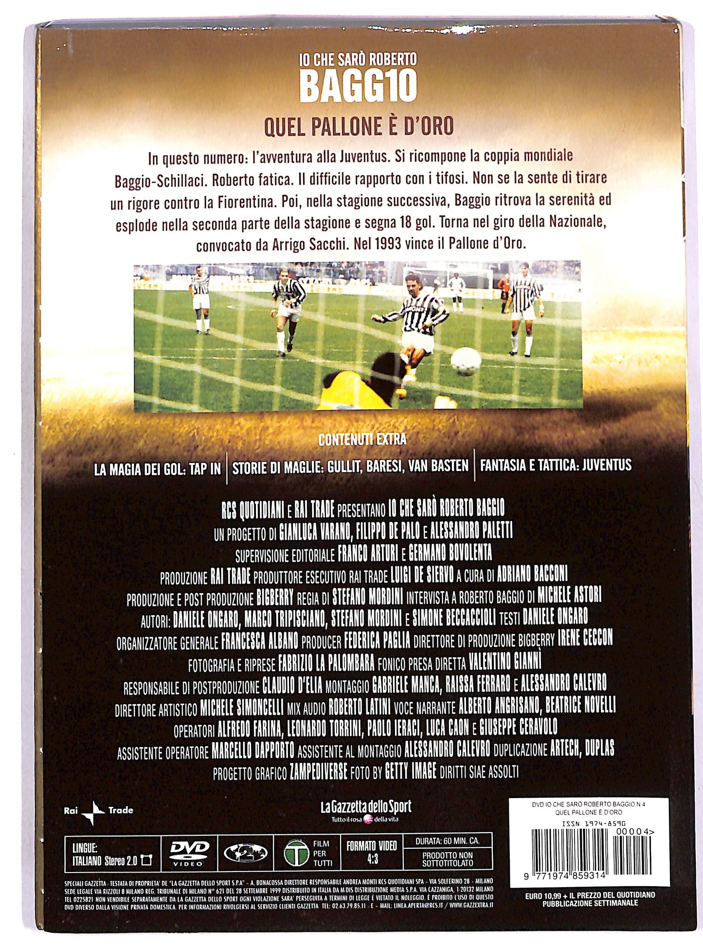 EBOND Io che saro Roberto BAGG1O - Quel pallone e d'oro EDITORIALE DVD D653111