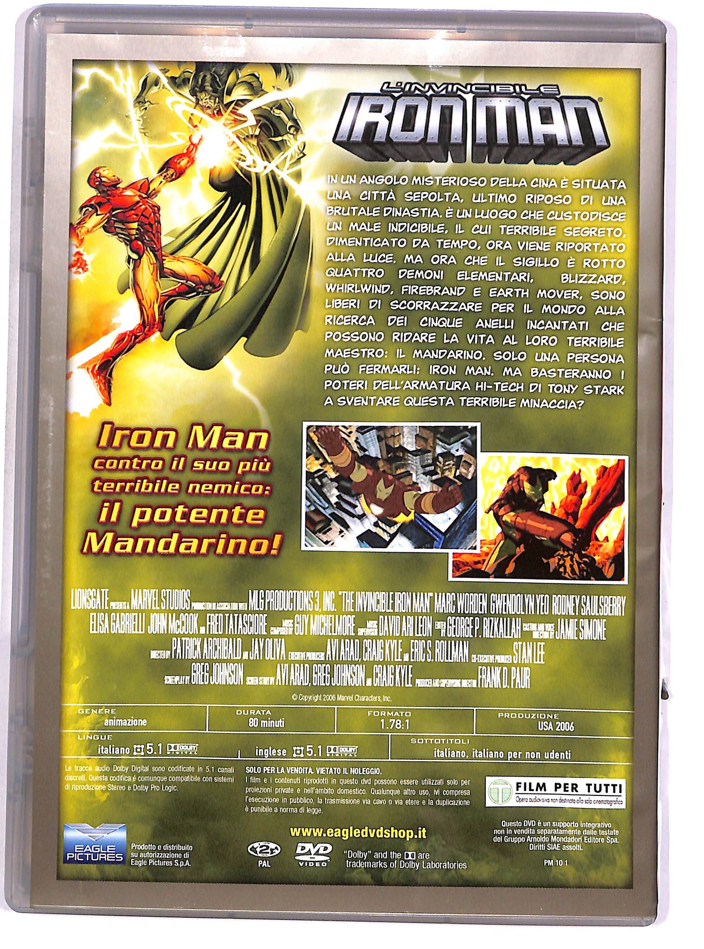 EBOND L'invincibile Iron-Man EDITORIALE DVD D653129