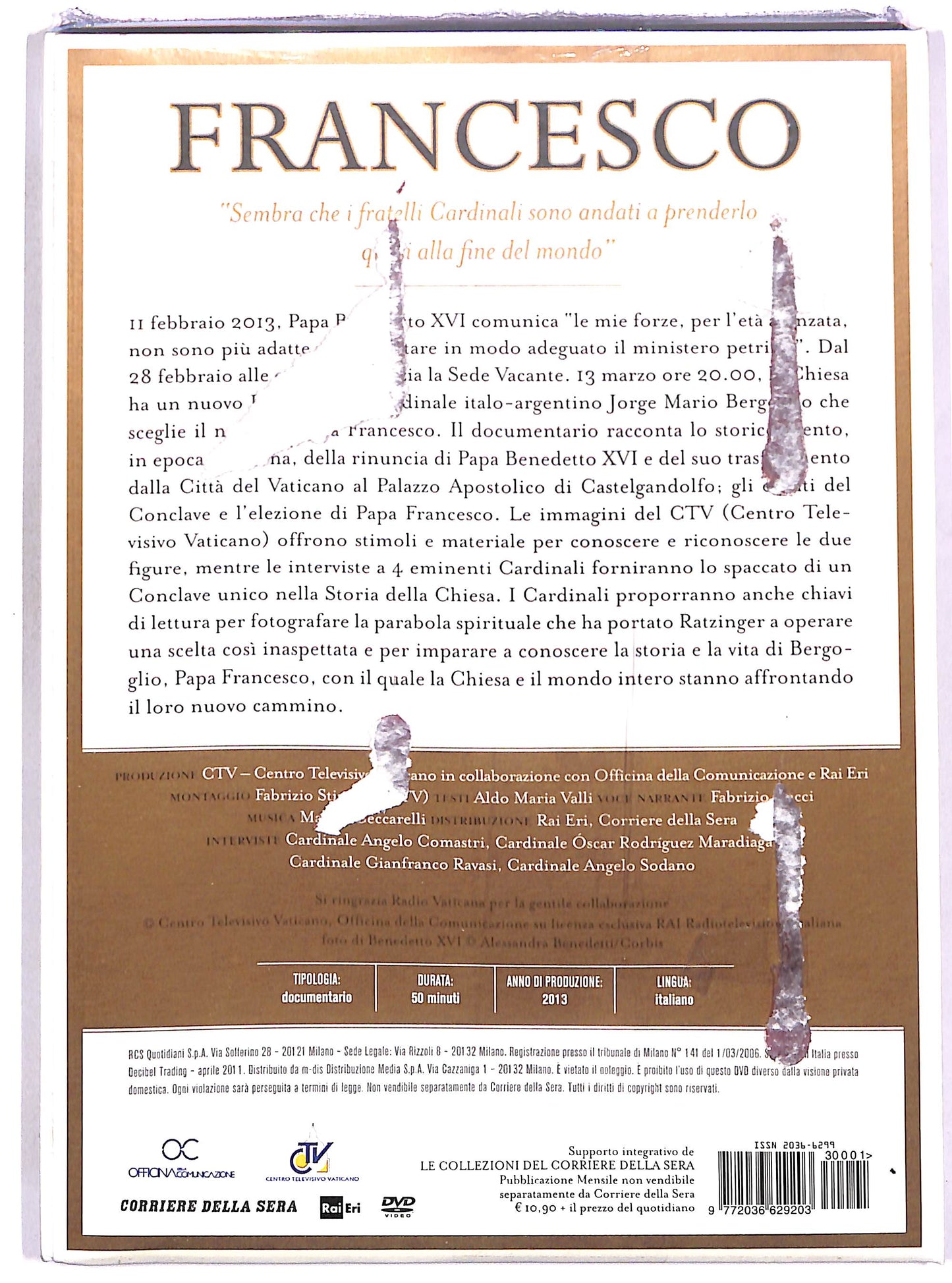 EBOND Elezione di un Papa che viene dalla fine del mondo EDITORIALE DVD D653147