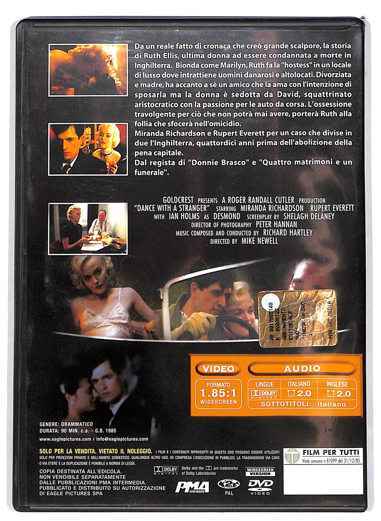 EBOND Ballando con uno sconosciuto EDITORIALE DVD D653360