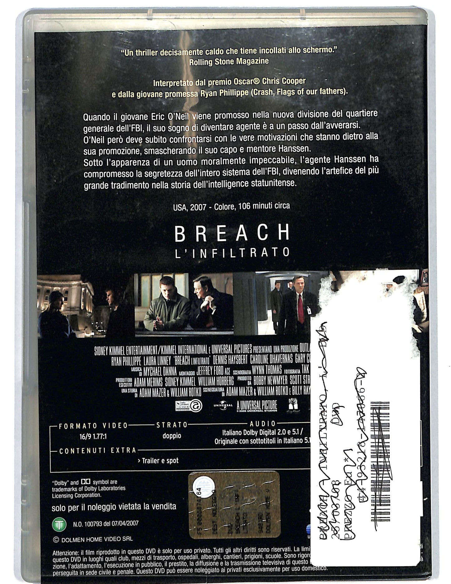 EBOND Breach L'infinito  NOLEGGIO DVD D654250