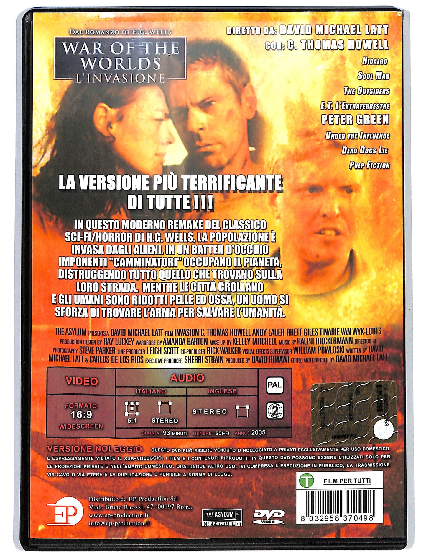 EBOND War of the Worlds  L'invasione Noleggio DVD D654262