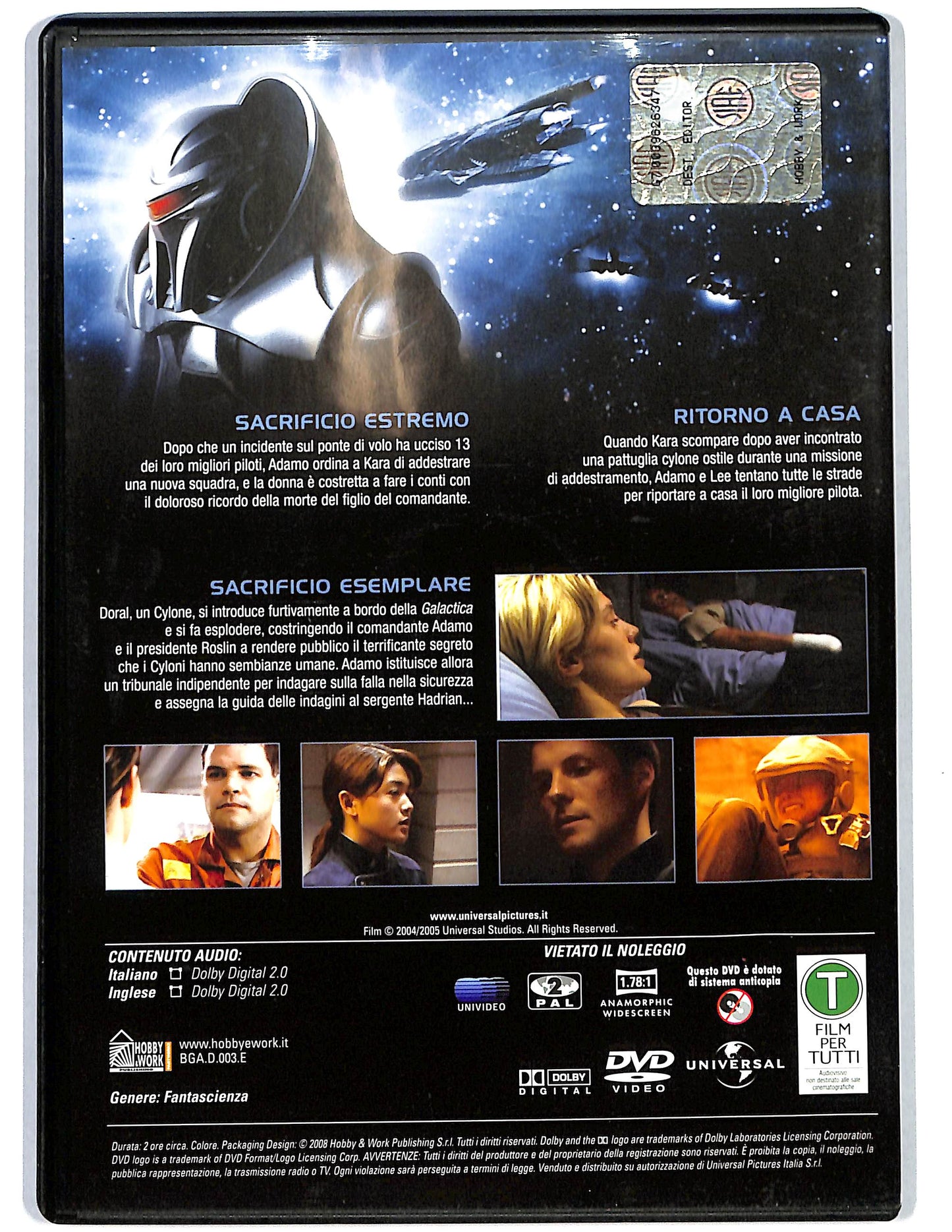 EBOND Battlestar Galactica St.1 Ep. 4/5/6  EDITORIALE DVD D654326