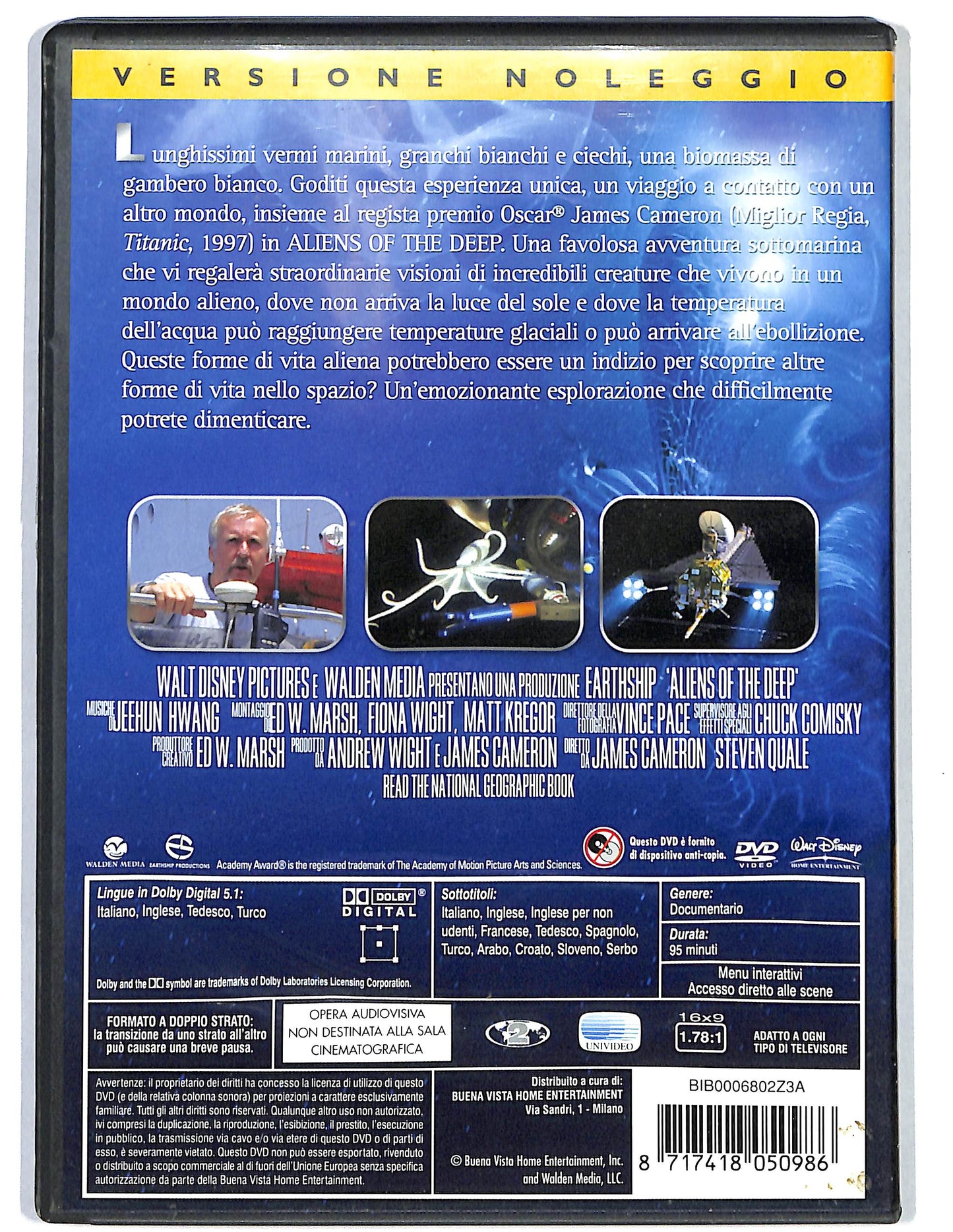 EBOND Aliens of the deep Noleggio DVD D654331