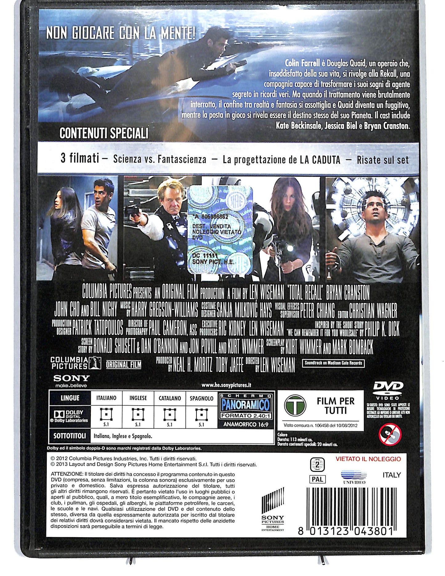 EBOND Total Recall  Atto di forza  DVD D654367