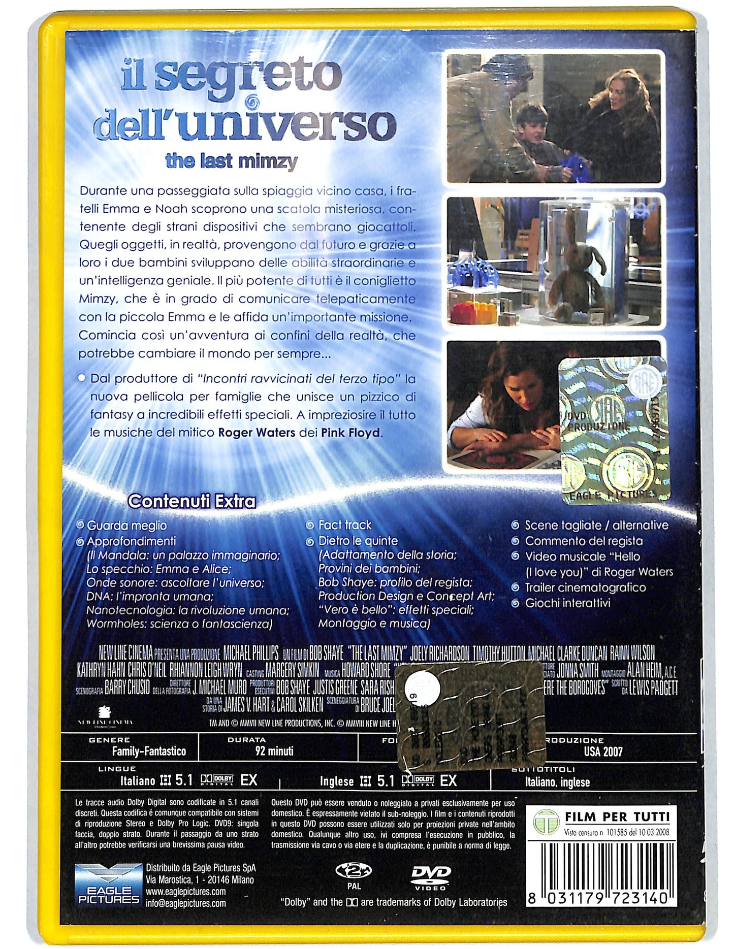 EBOND Il segreto dell'Universo  NOLEGGIO DVD D654403