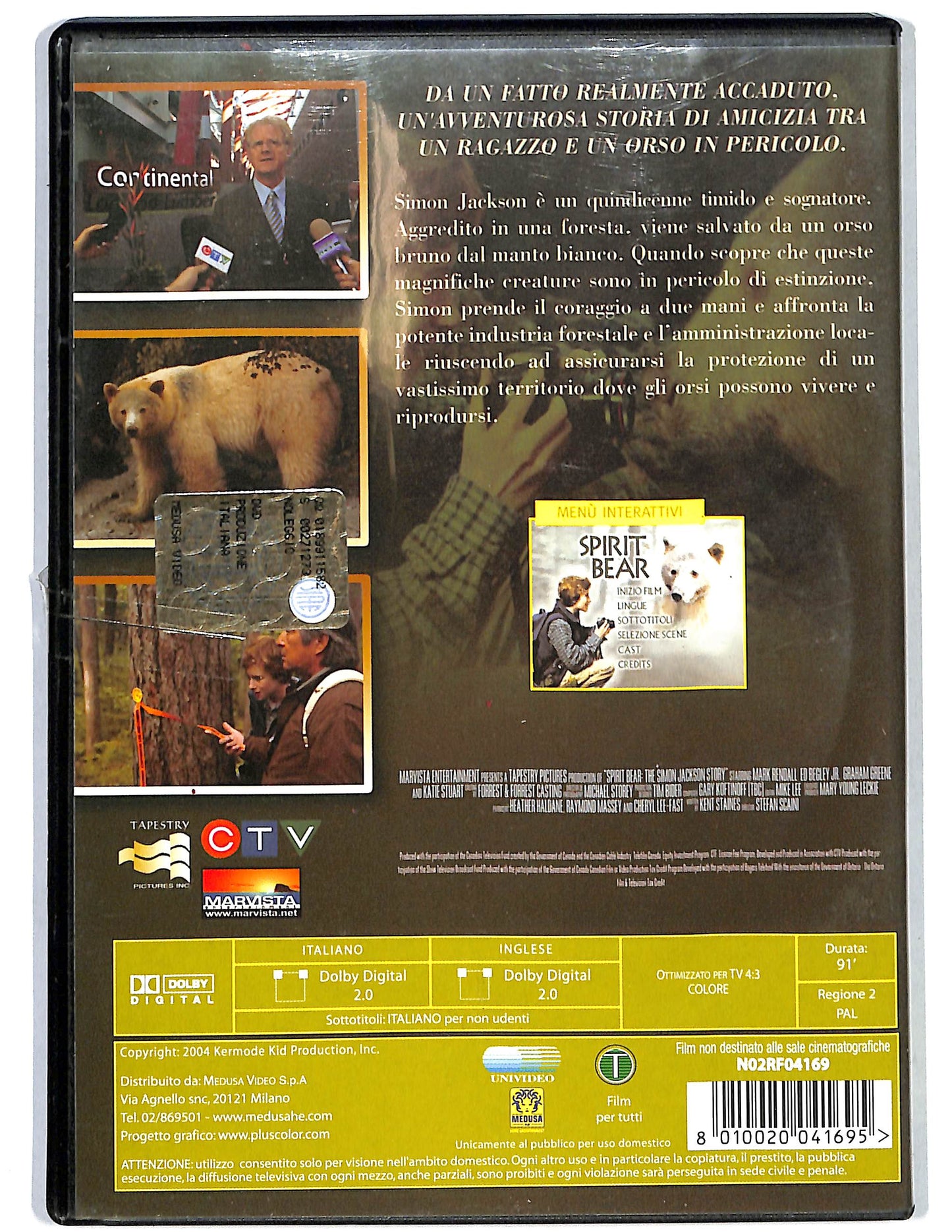 EBOND Spirit Bear  NOLEGGIO DVD D654413