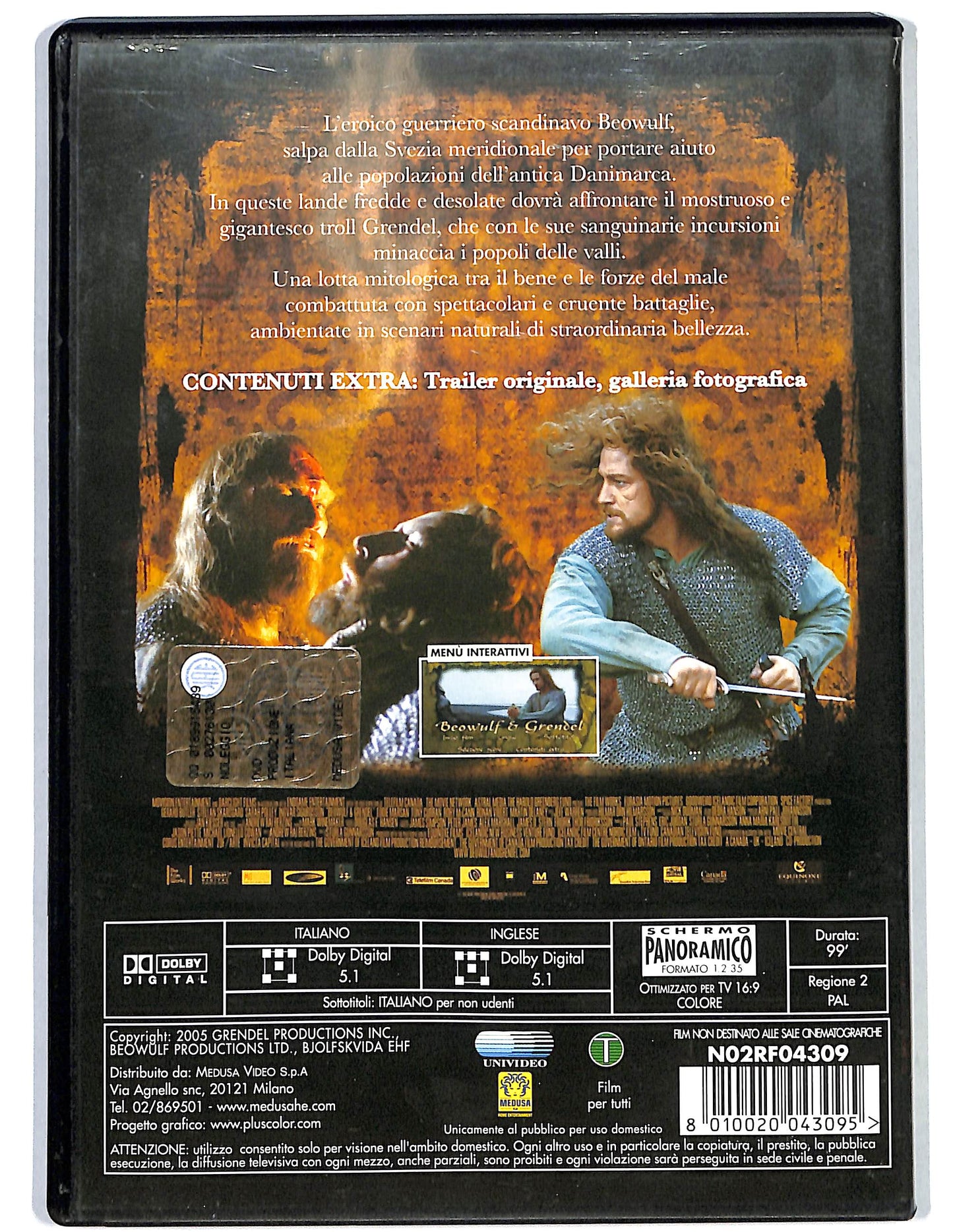 EBOND Beowulf e Grendel  NOLEGGIO DVD D654435