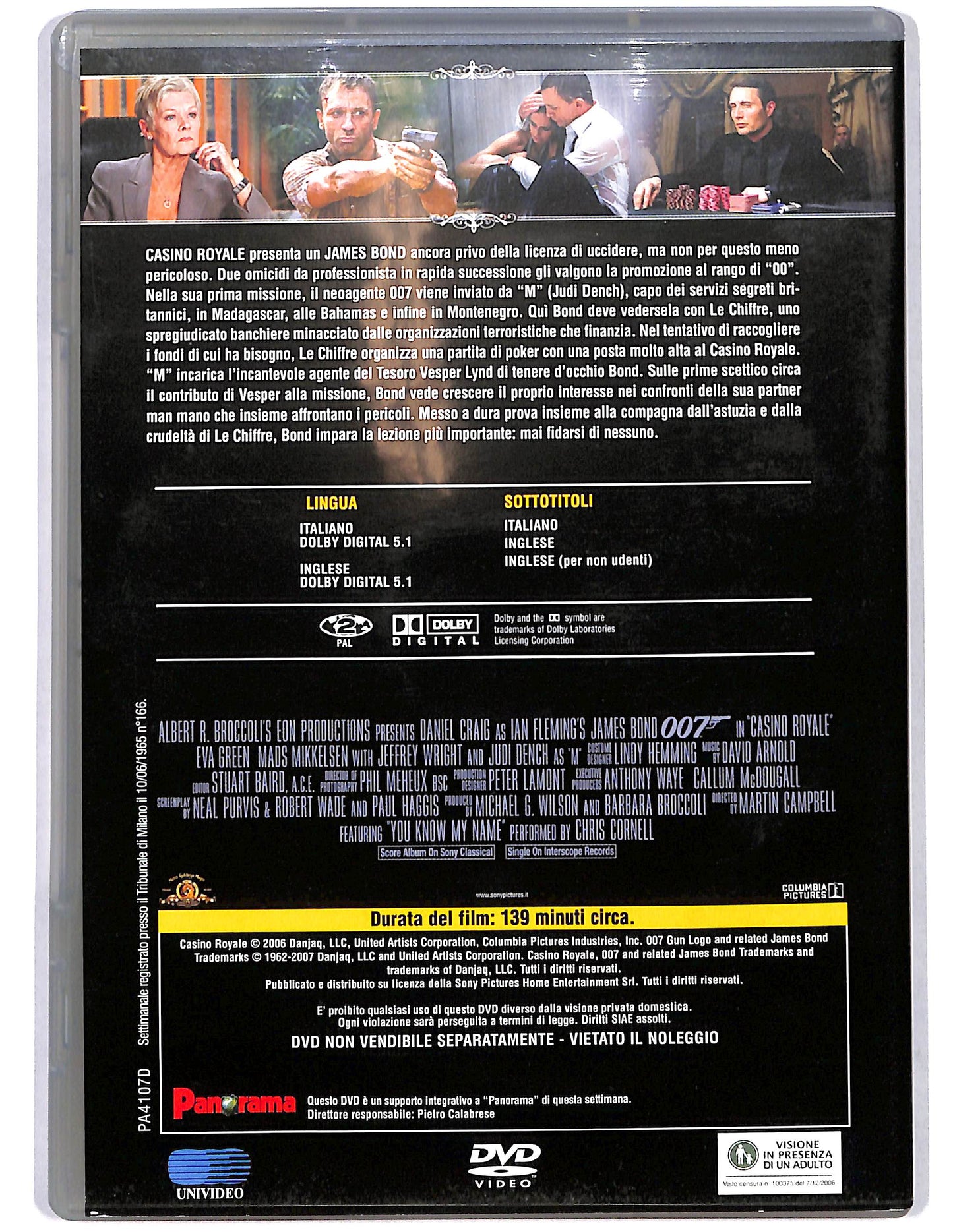 EBOND Casino Royale EDITORIALE DVD D654541