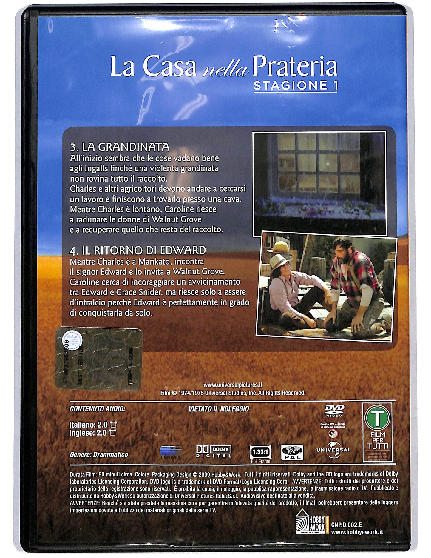 EBOND La casa nella Prateria St1 vol 2 Ep.3 - 4  EDITORIALE DVD D654902