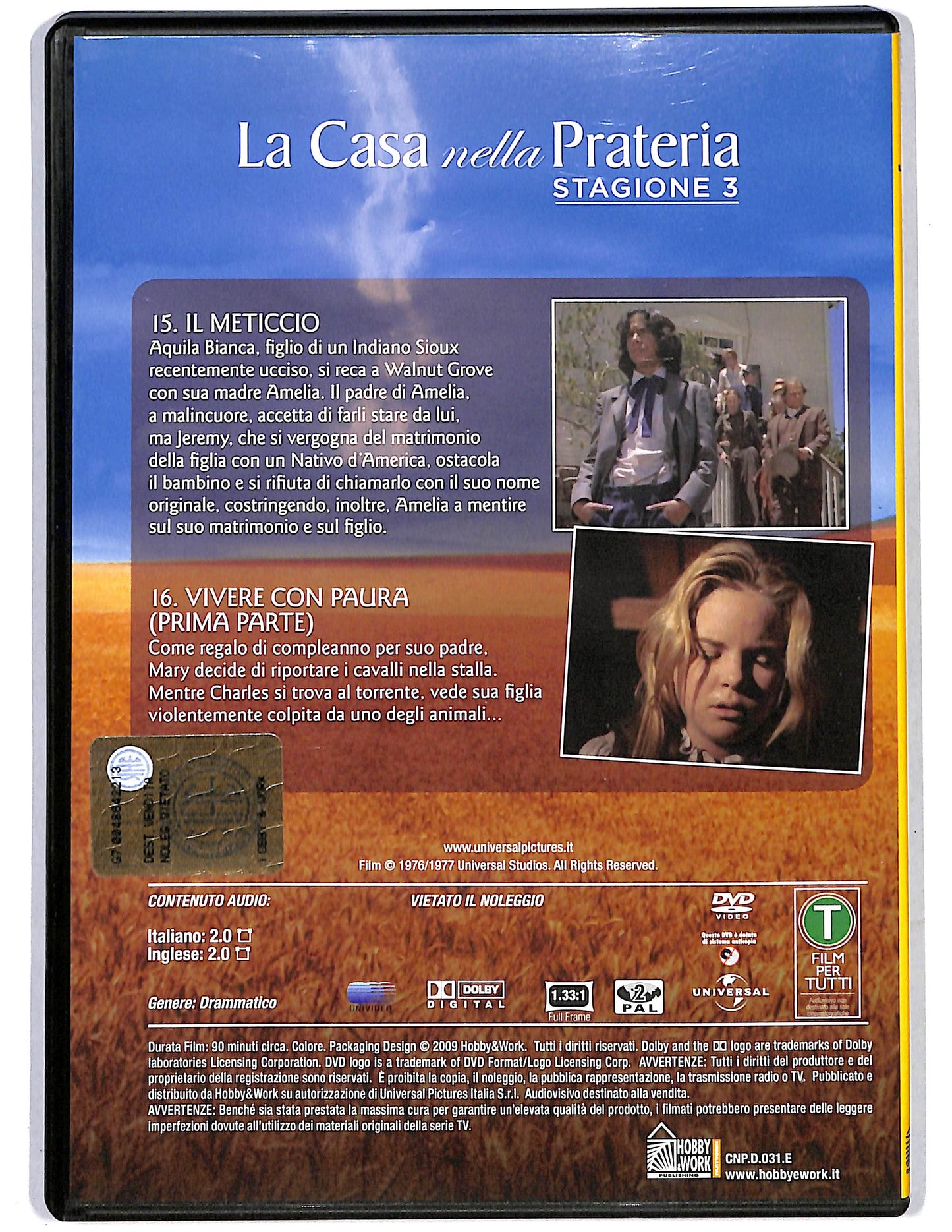 EBOND La casa nella prateria vol 31 St.3 Ep. 15 - 16  EDITORIALE DVD D654912