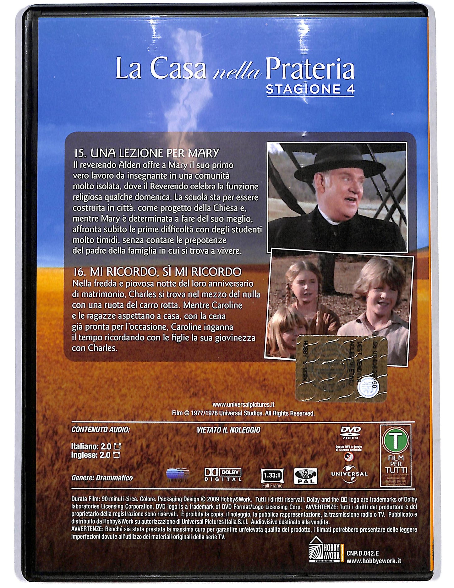 EBOND La casa nella prateria vol 42 St.4  Ep. 15 - 16  EDITORIALE DVD D654923