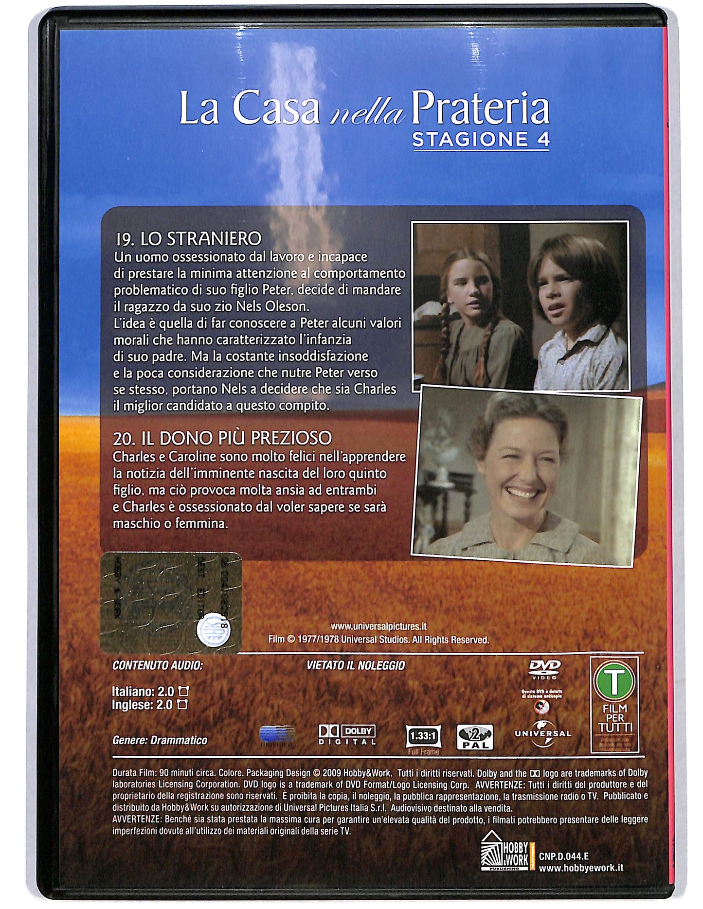 EBOND La casa nella prateria vol 44  St.4 Ep. 19 - 20  EDITORIALE DVD D654924