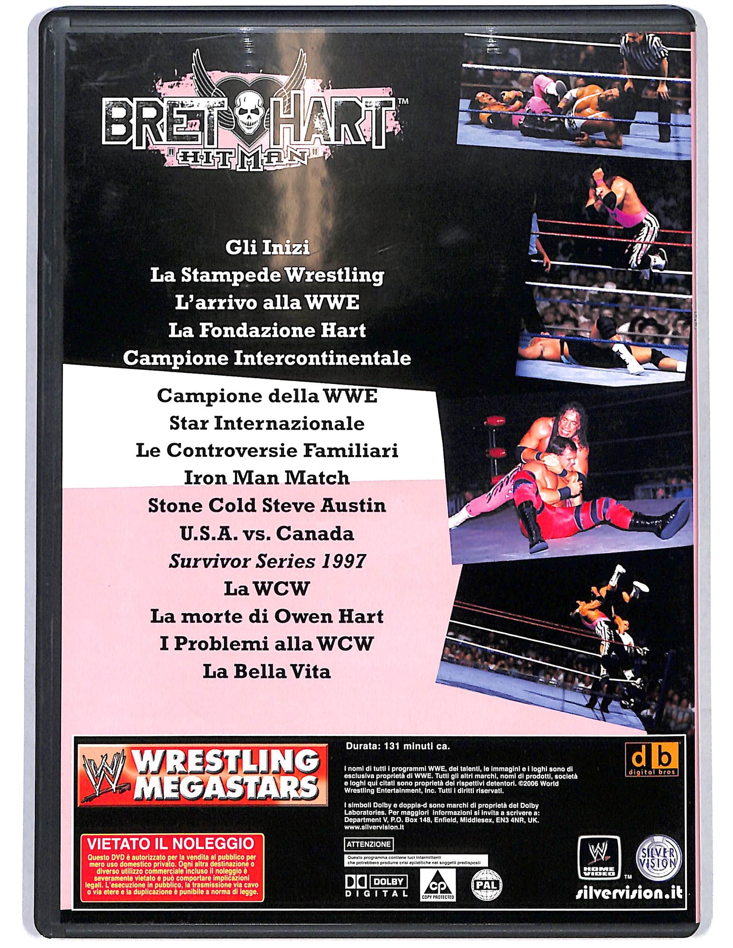 EBOND Wrestling  Megastars Bret Hart Hit Man vol.20  EDITORIALE DVD D654942
