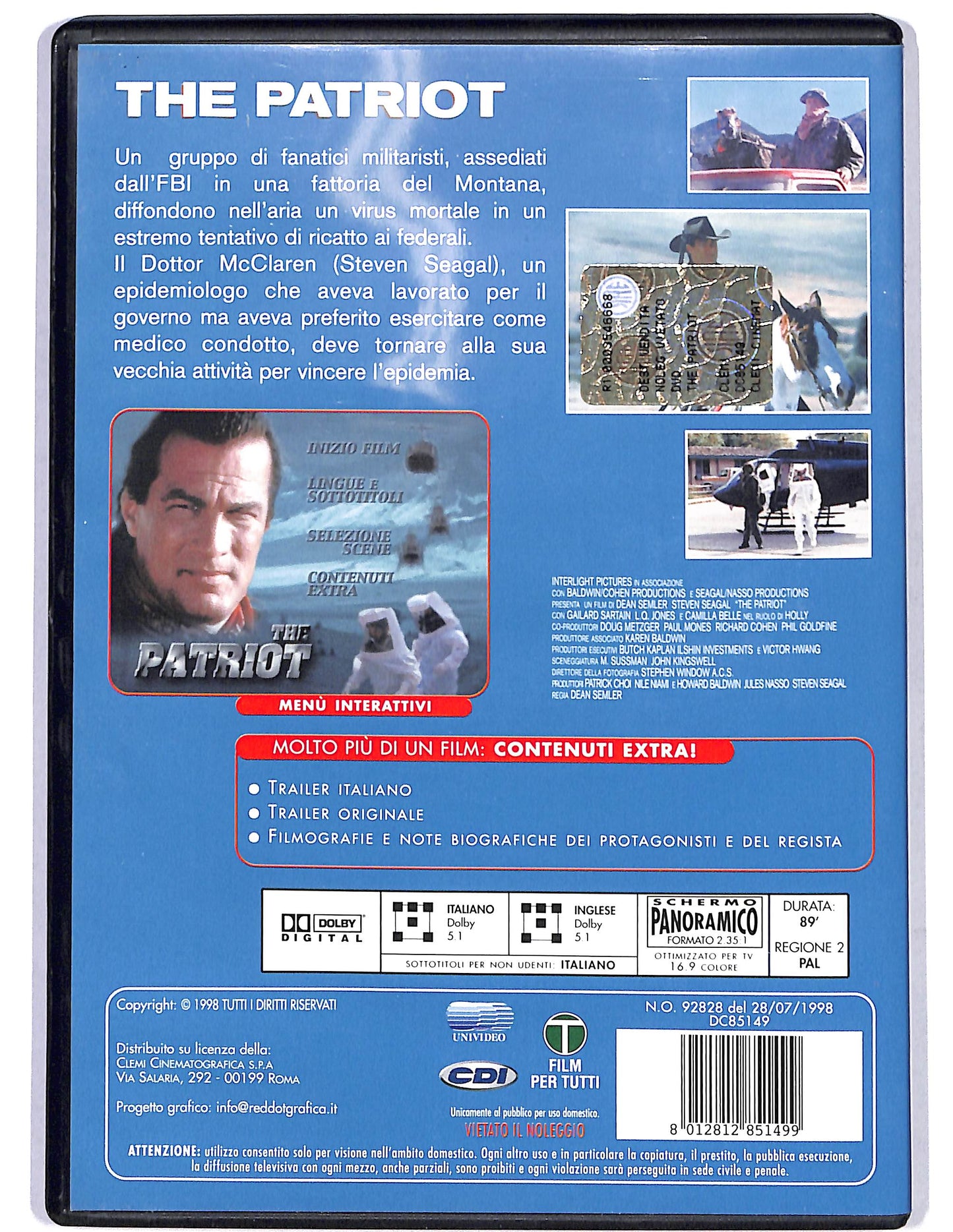 EBOND The Patriot DVD D655002