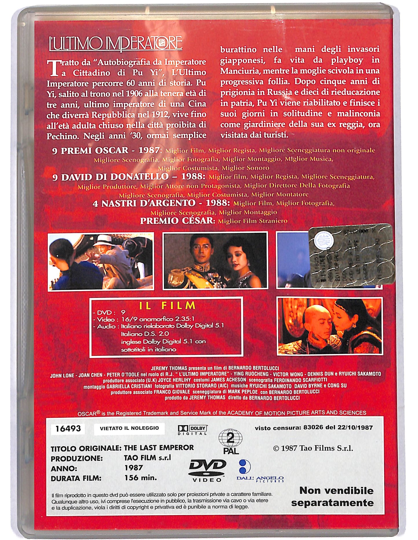 EBOND L'ultimo Imperatore EDITORIALE DVD D655018