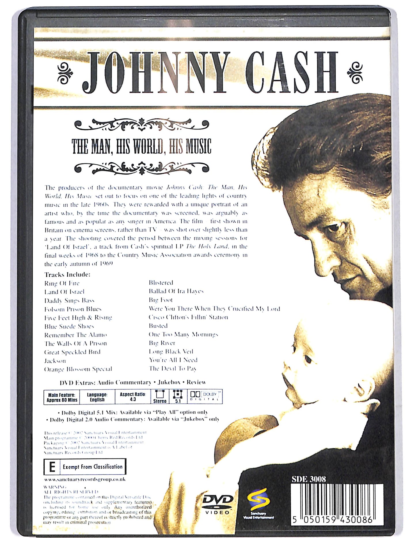 EBOND Johnny Cash The man his world His music  DVD D655046