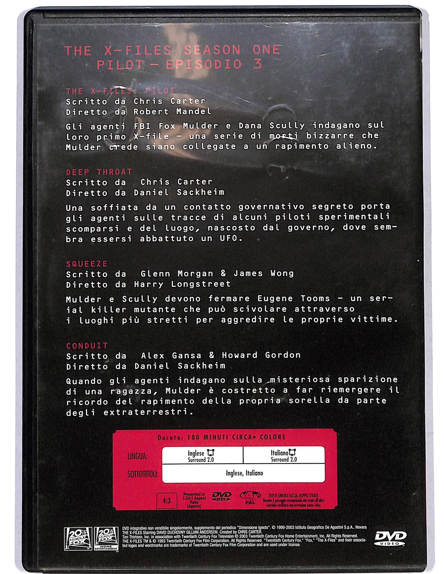 EBOND The X files collection   vol.1 EDITORIALE DVD D655060