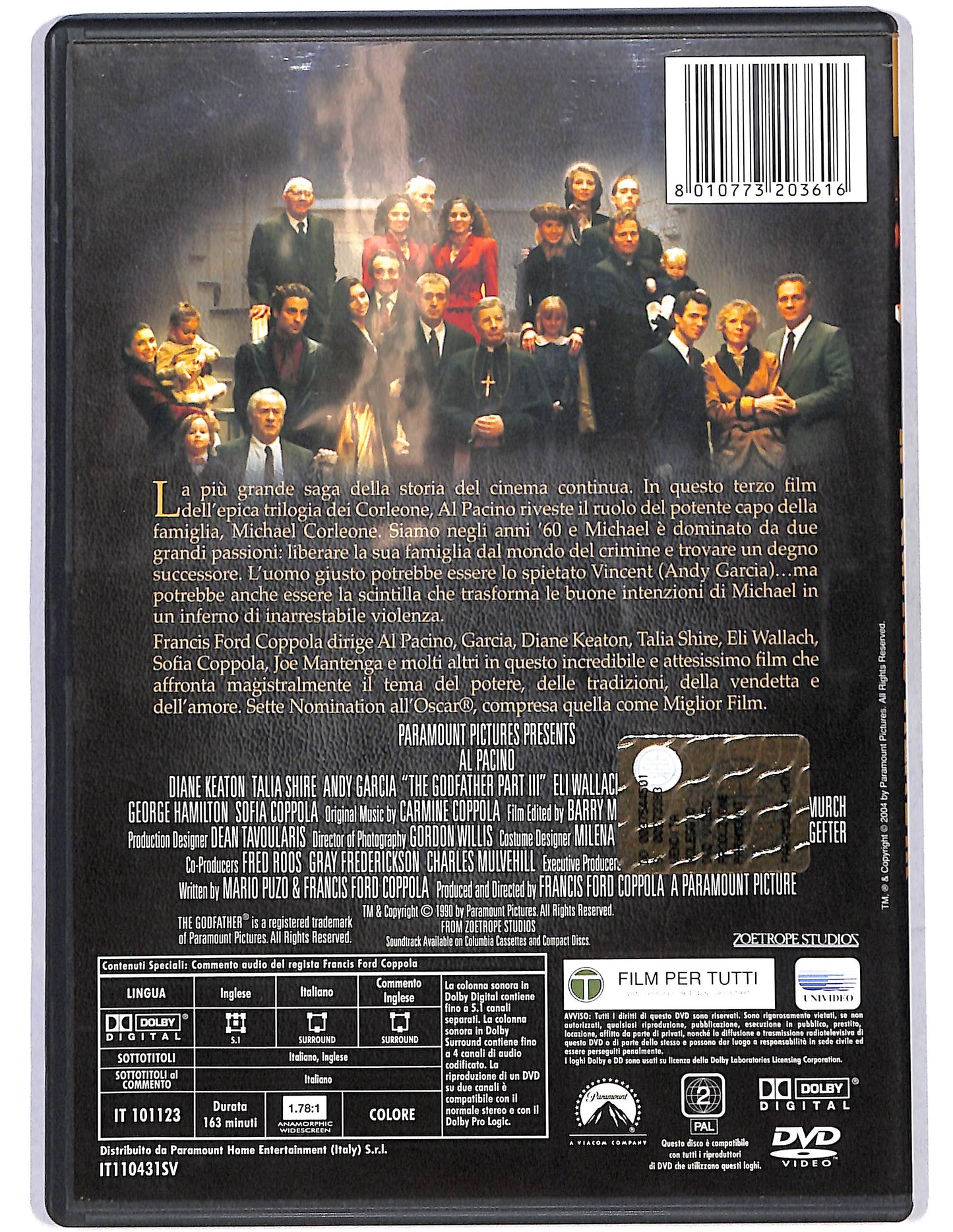 EBOND Il padrino - Parte 3  DVD D655140