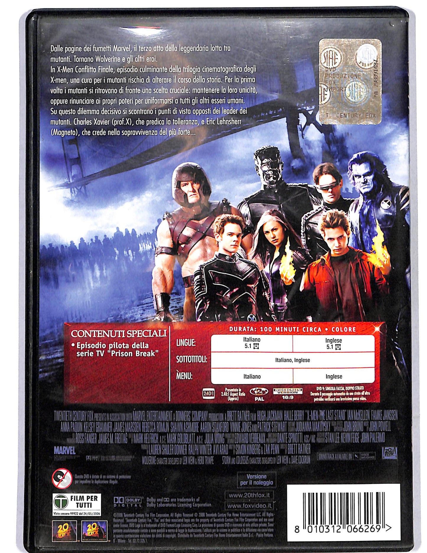 EBOND X Men Conflitto finale  NOLEGGIO DVD D655146