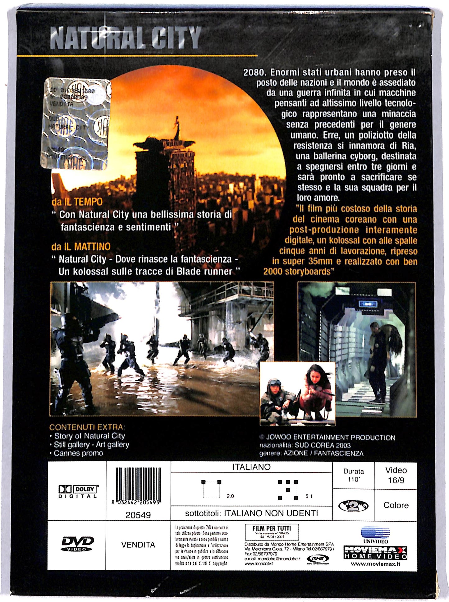 EBOND natural city  DIGIPACK DVD D655511