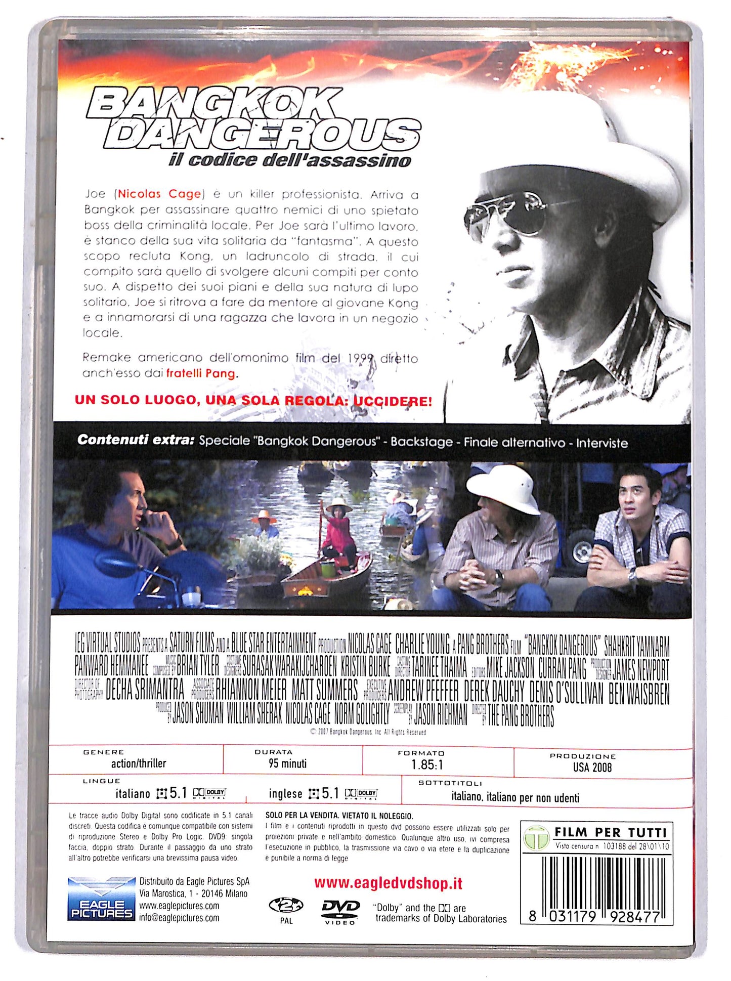 EBOND bangkok dangerous - il codice dell'assassino DVD D655558