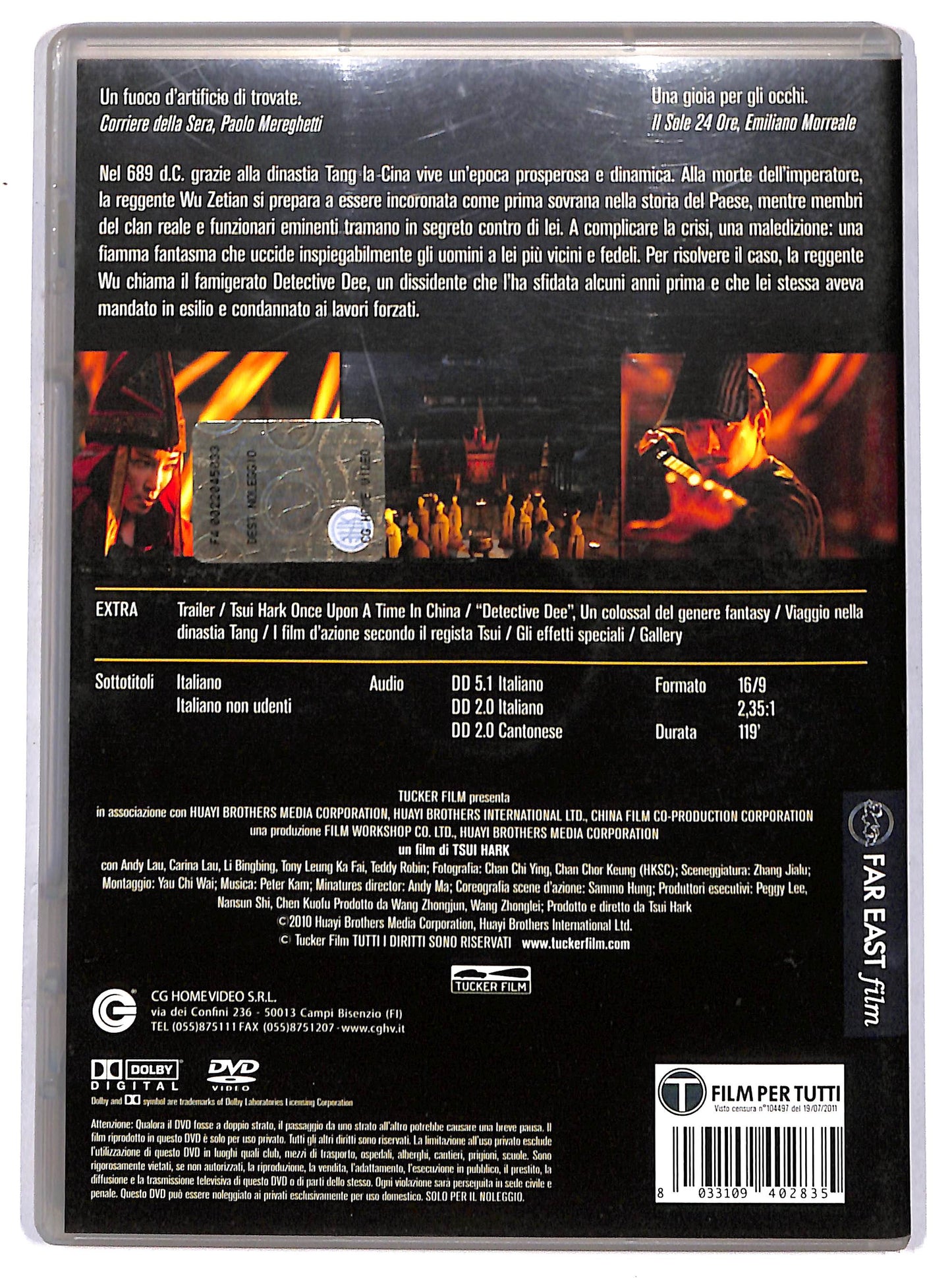 EBOND Detective Dee e il mistero della fiamma fantasma Noleggio DVD D656007