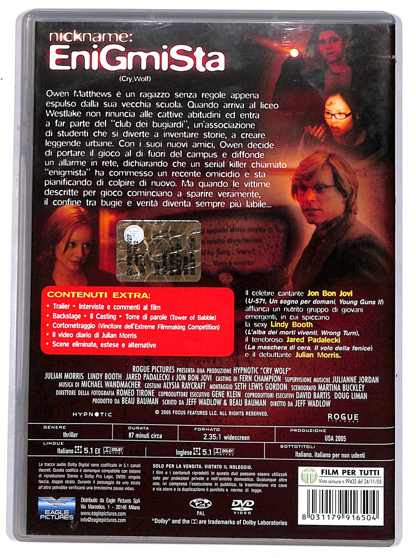 EBOND nickname enigmista DVD D656009