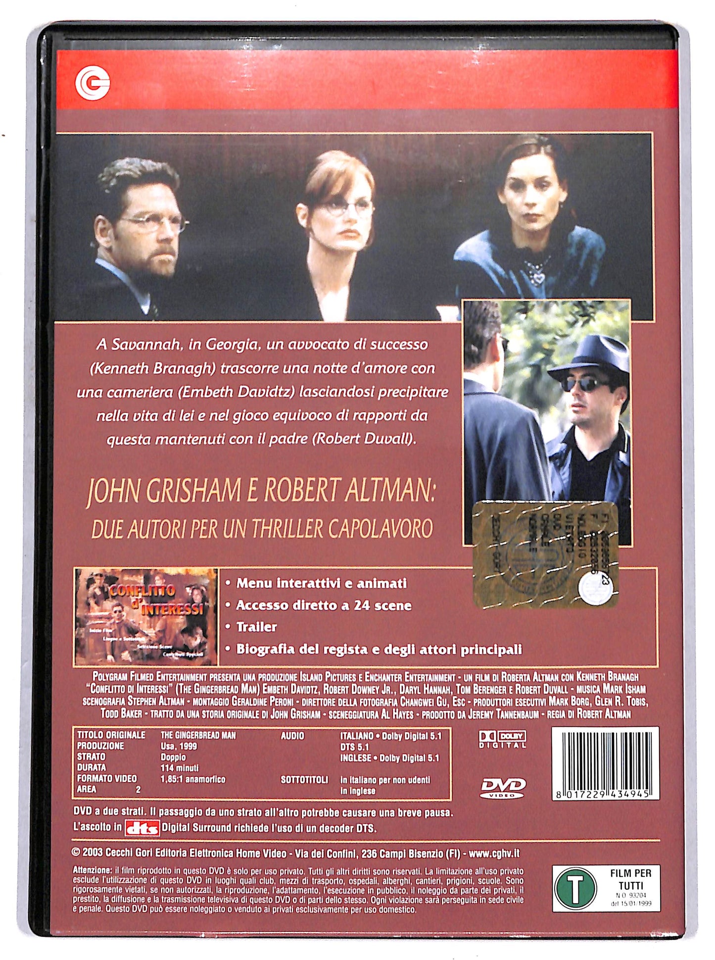 EBOND conflitto di interessi DVD D656057