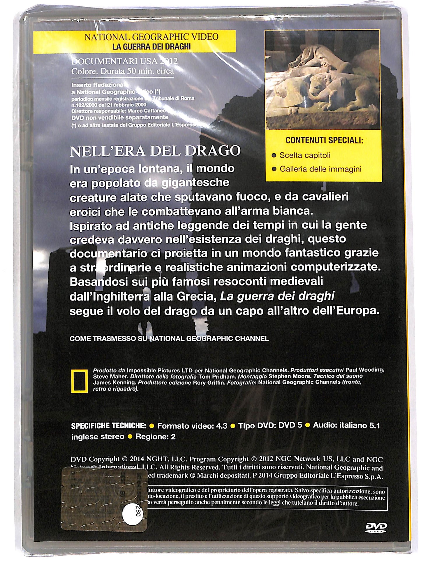 EBOND National Geographic 131 - La guerra dei draghi EDITORIALE DVD D656126