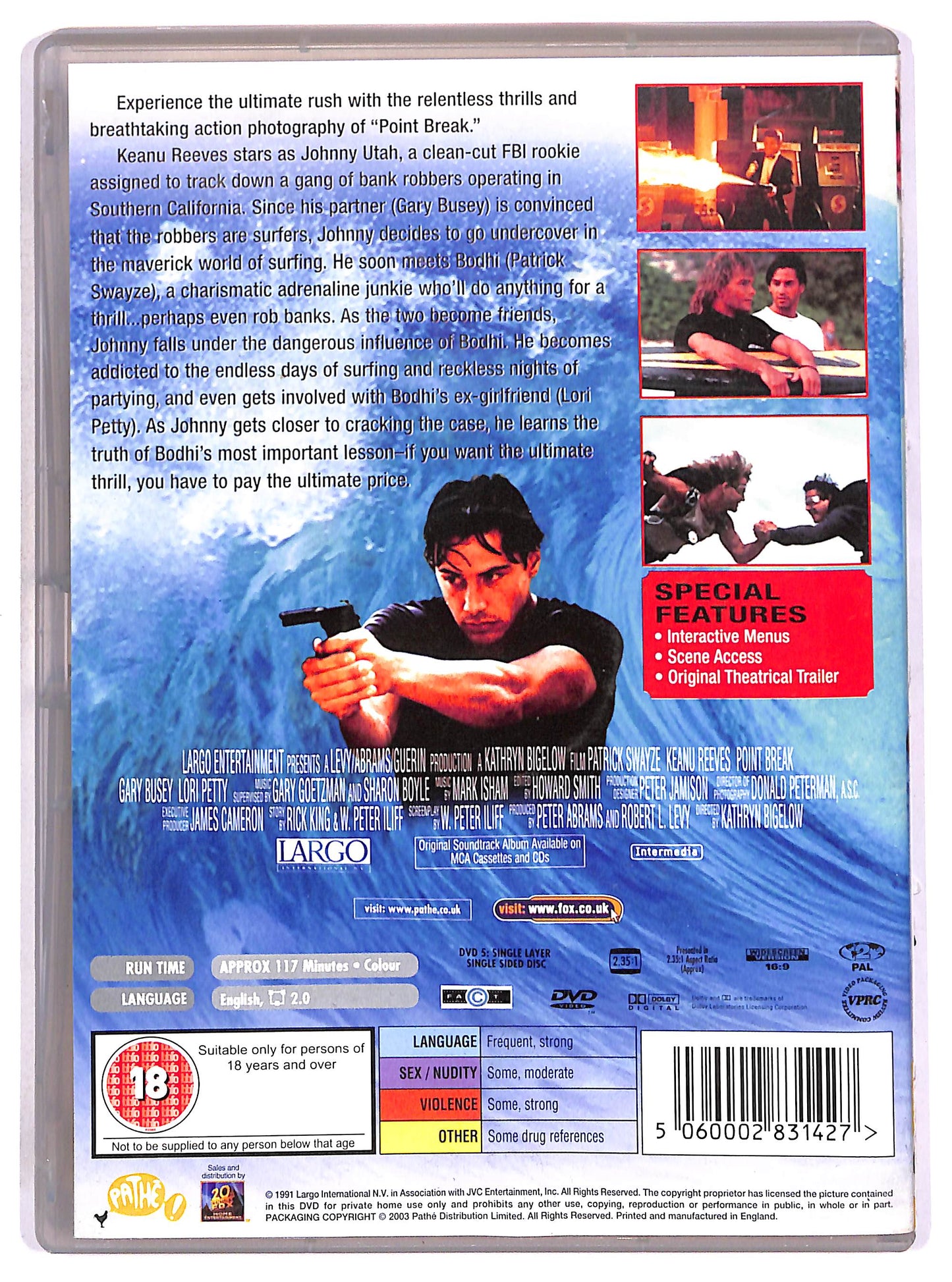 EBOND Point Break UK Edition DVD D656251