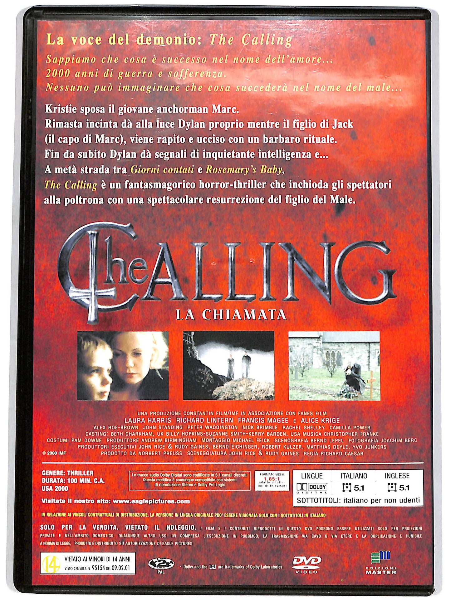 EBOND The Calling - La chiamata  EDITORIALE  DVD D656427