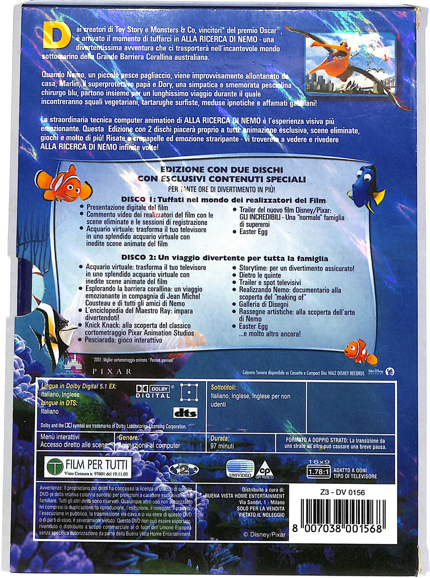 EBOND Alla ricerca di Nemo (2DVD) DVD D656433