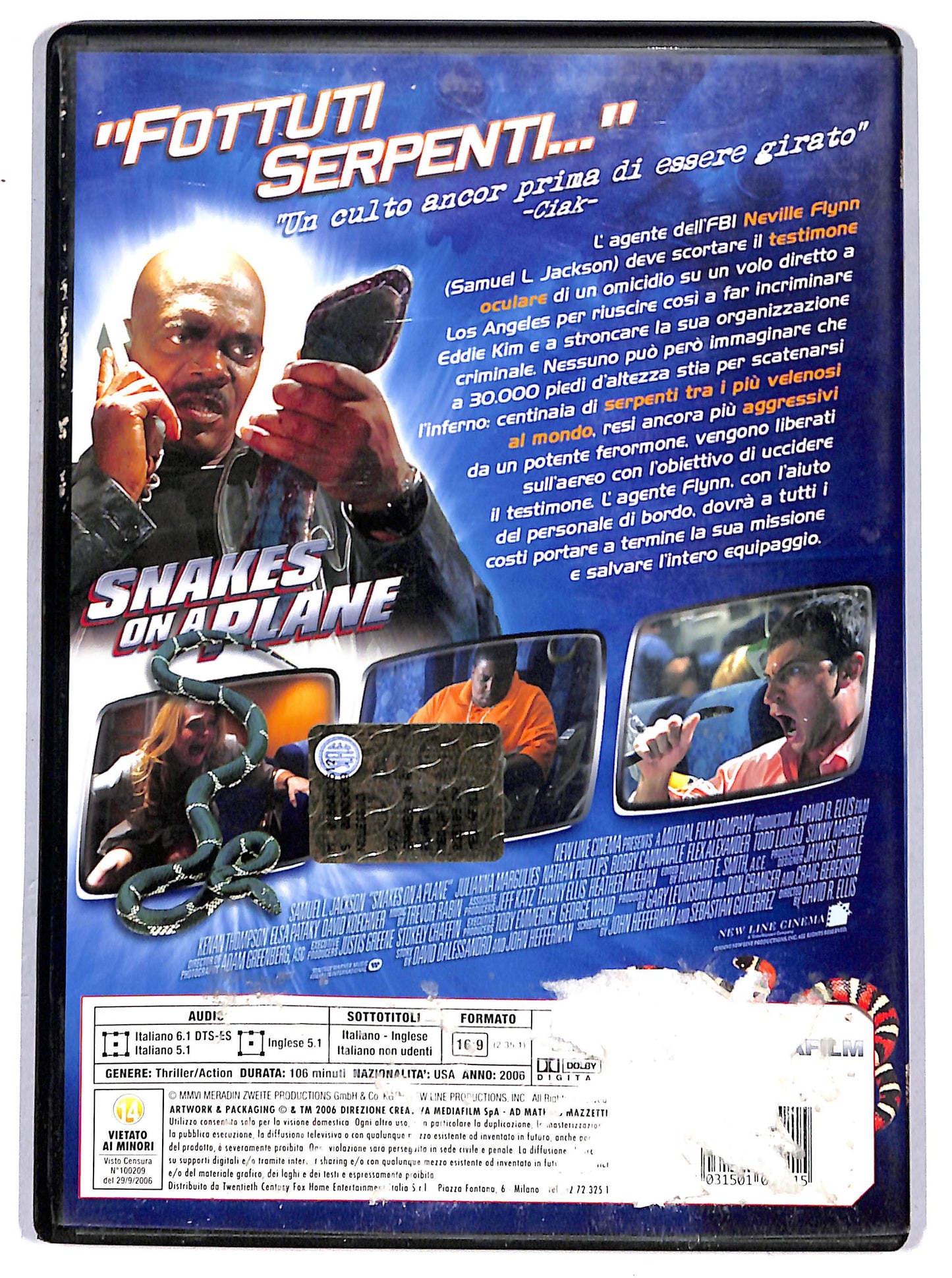 EBOND Snakes on a Plane DVD D656532