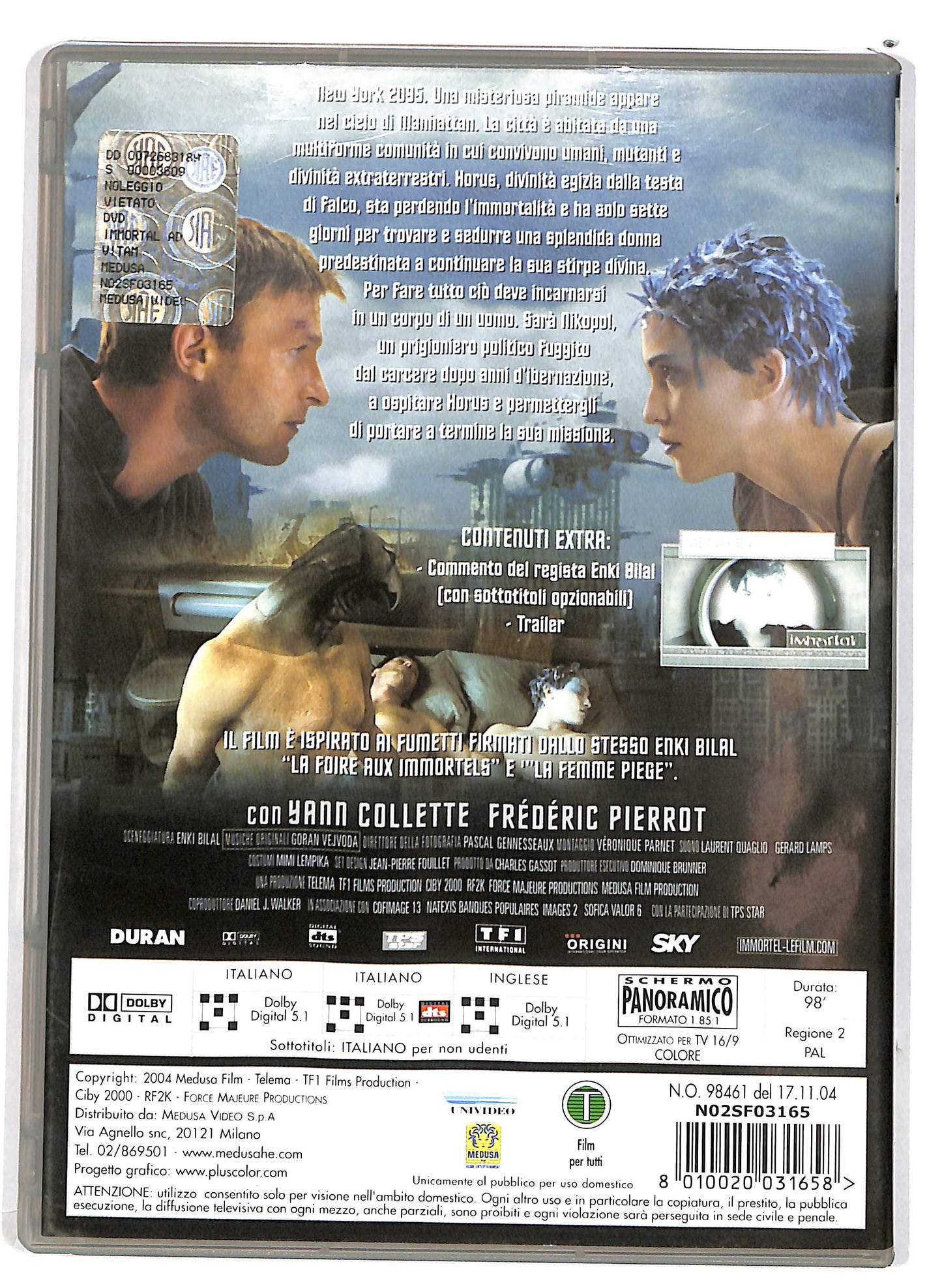 EBOND Immortal ad vitam DVD D656649
