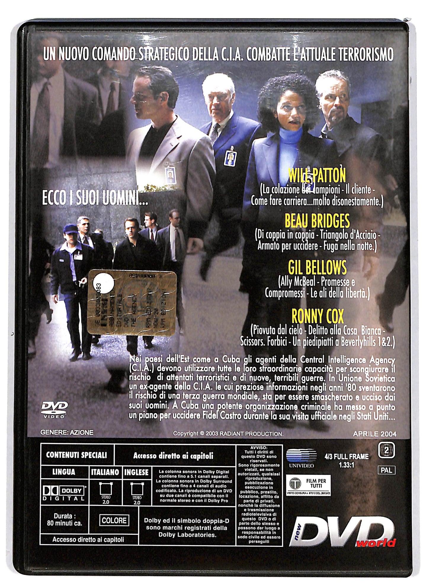 EBOND The Agency  EDITORIALE DVD D656656
