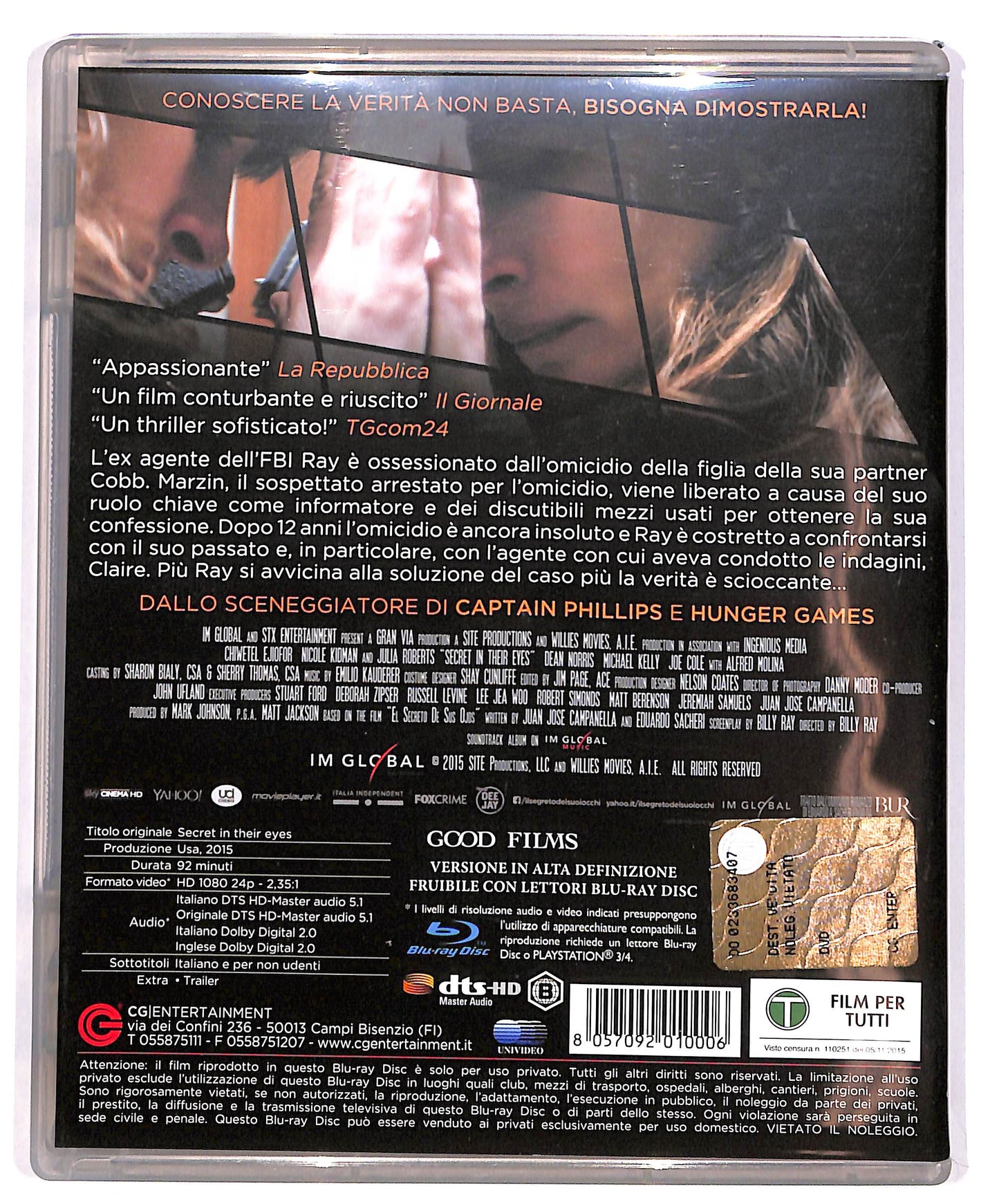 EBOND Il segreto dei suoi occhi (film 2015) BLURAY D656857