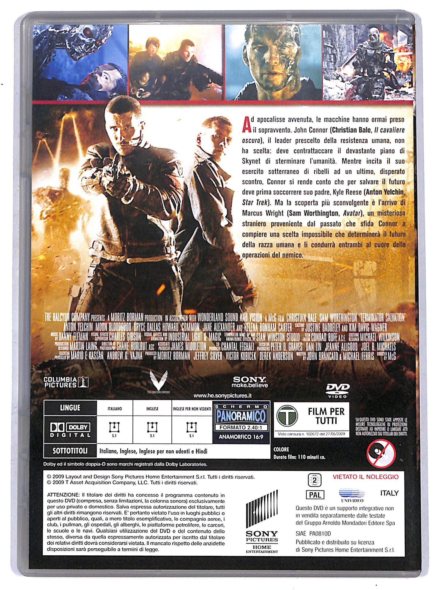 EBOND Terminator Salvation  EDITORIALE DVD D656955