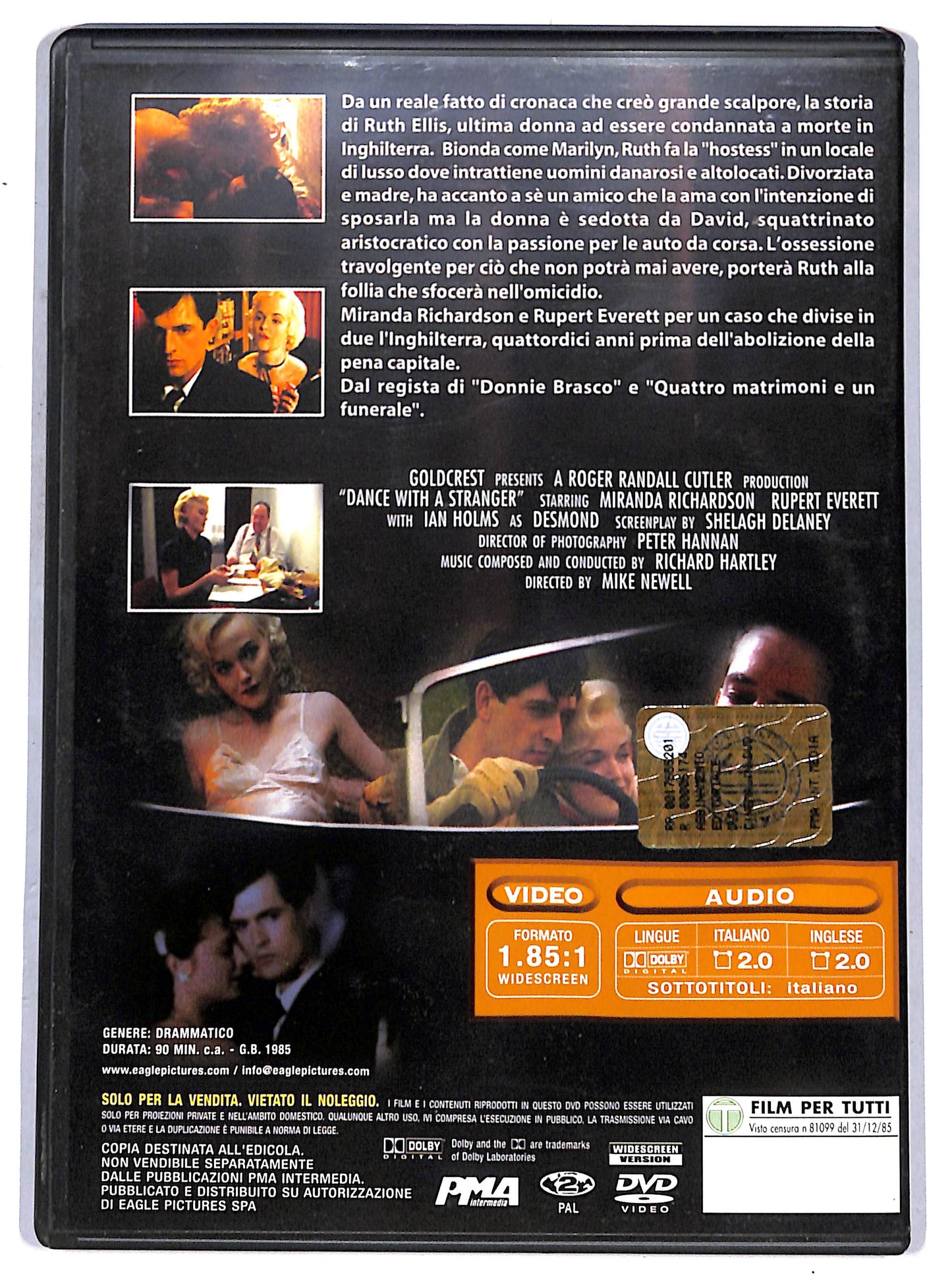 EBOND Ballando con uno sconosciuto  EDITORIALE DVD D656958