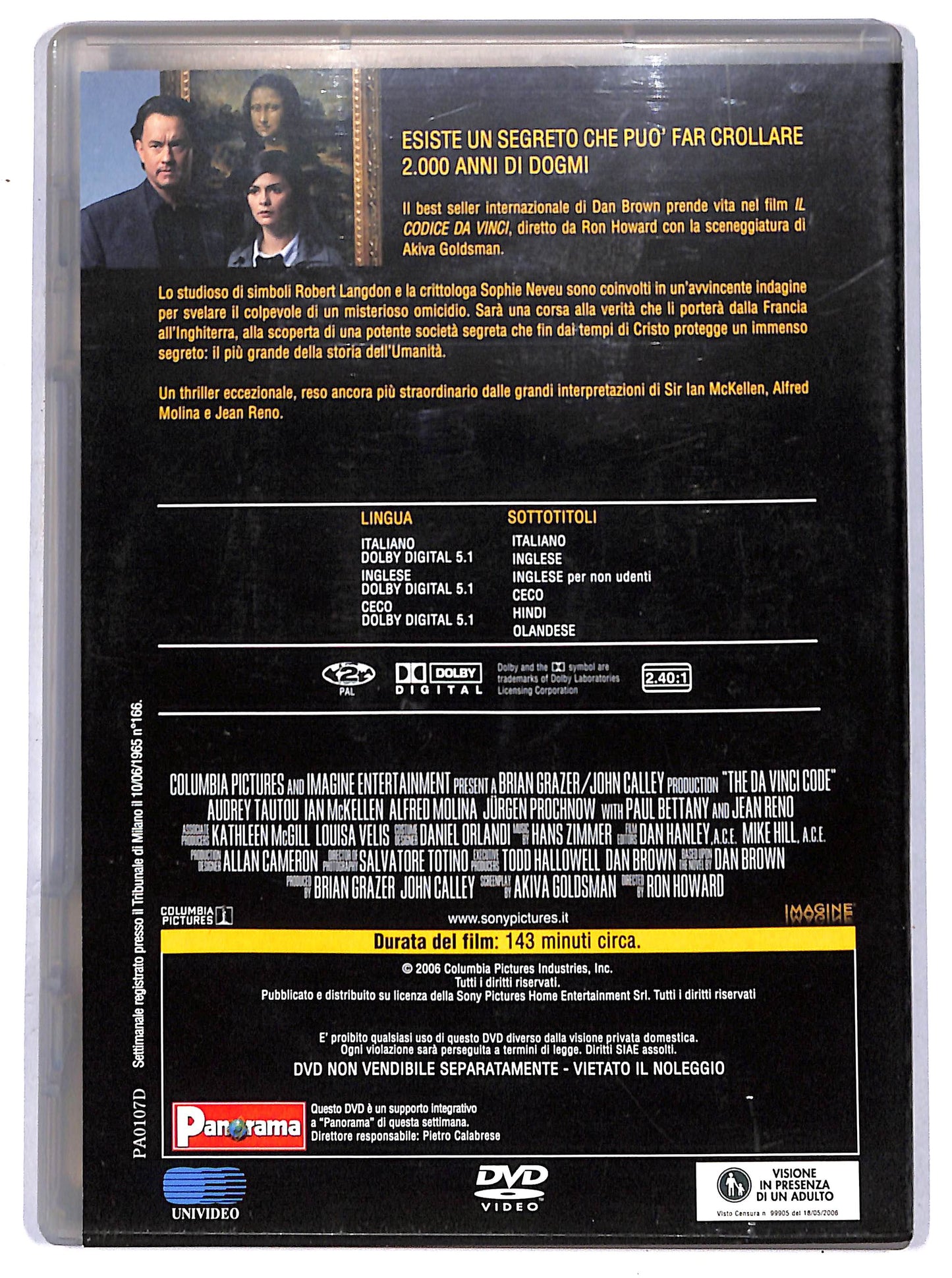 EBOND Il codice Da Vinci  EDITORIALE DVD D656960