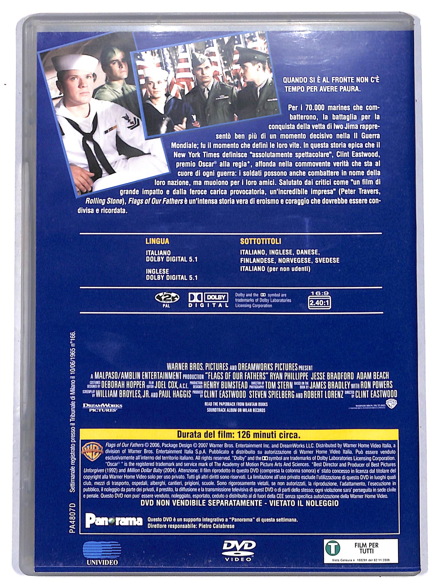 EBOND Flags of Our Fathers  EDITORIALE DVD D656961