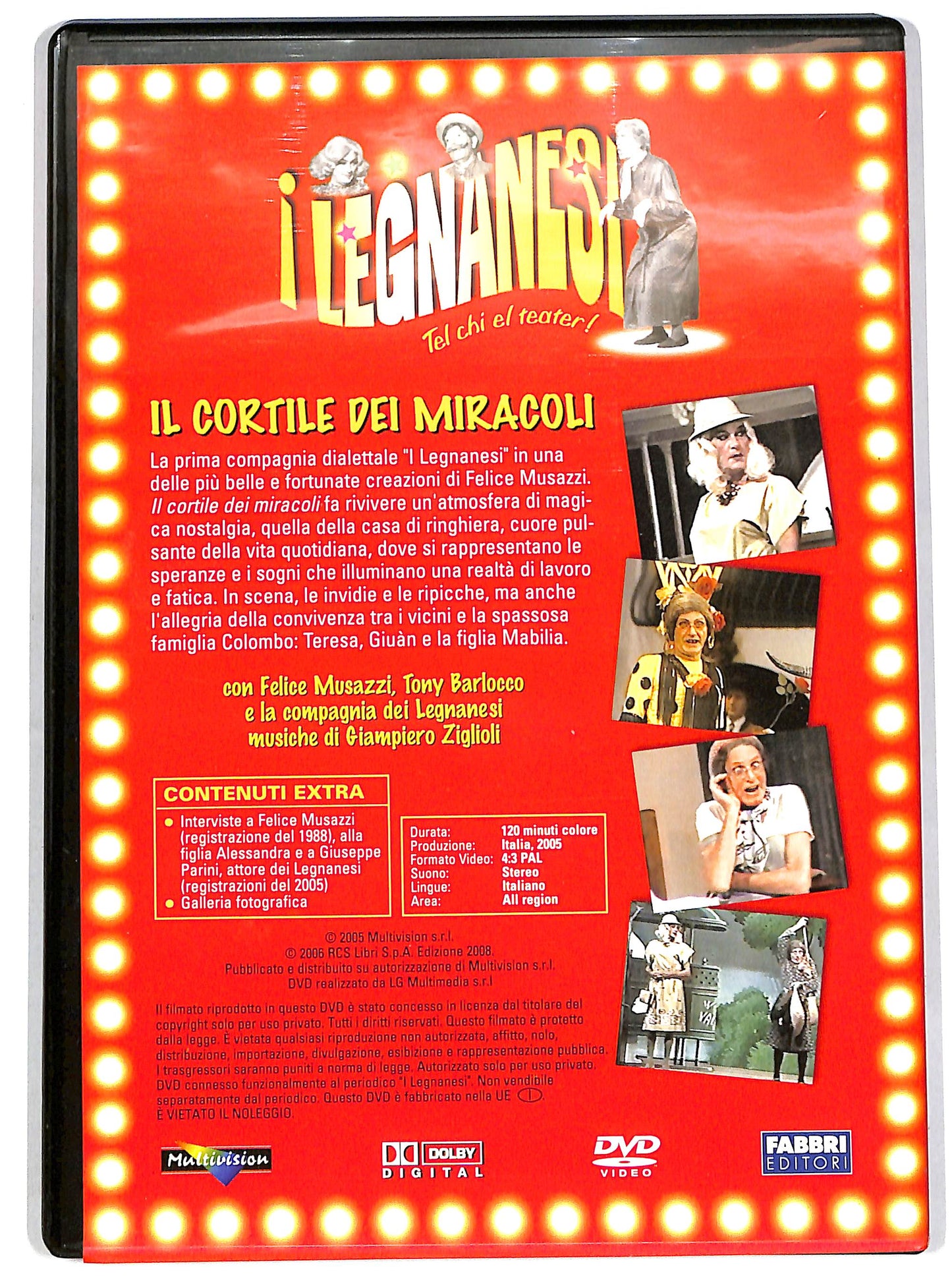 EBOND Il cortile dei miracoli  EDITORIALE  DVD D657041