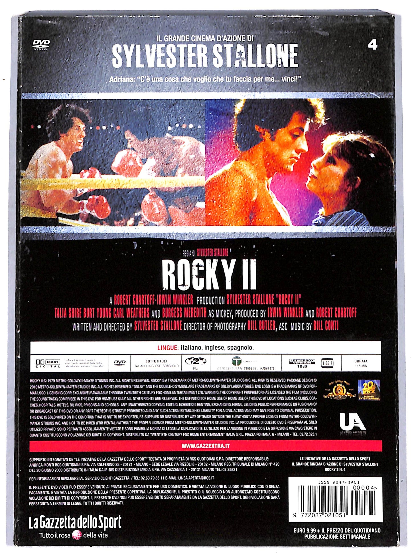 EBOND Rocky II vol 4  EDITORIALE DVD D657110
