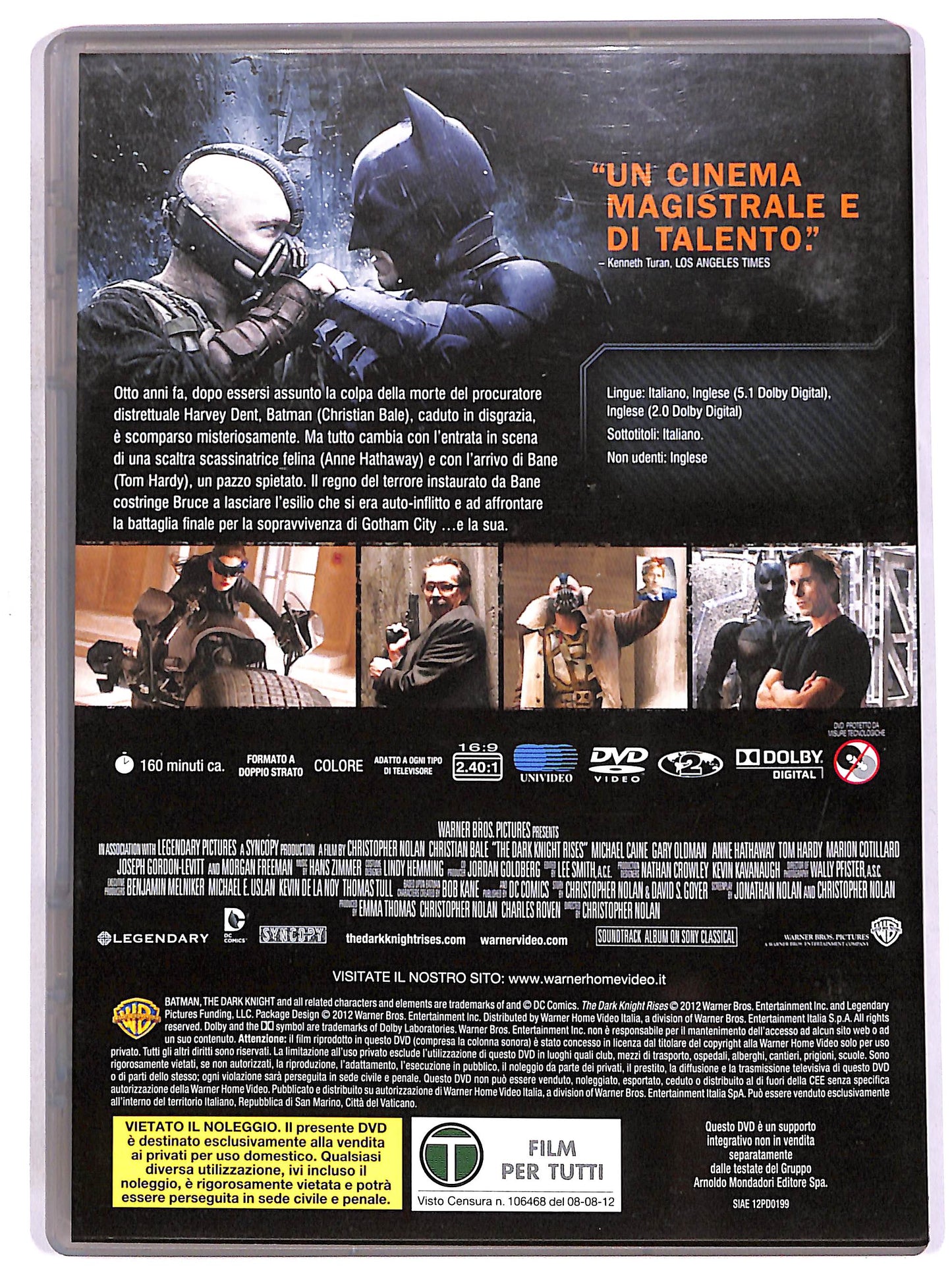 EBOND Il cavaliere oscuro - Il ritorno EDITORIALE DVD D657204