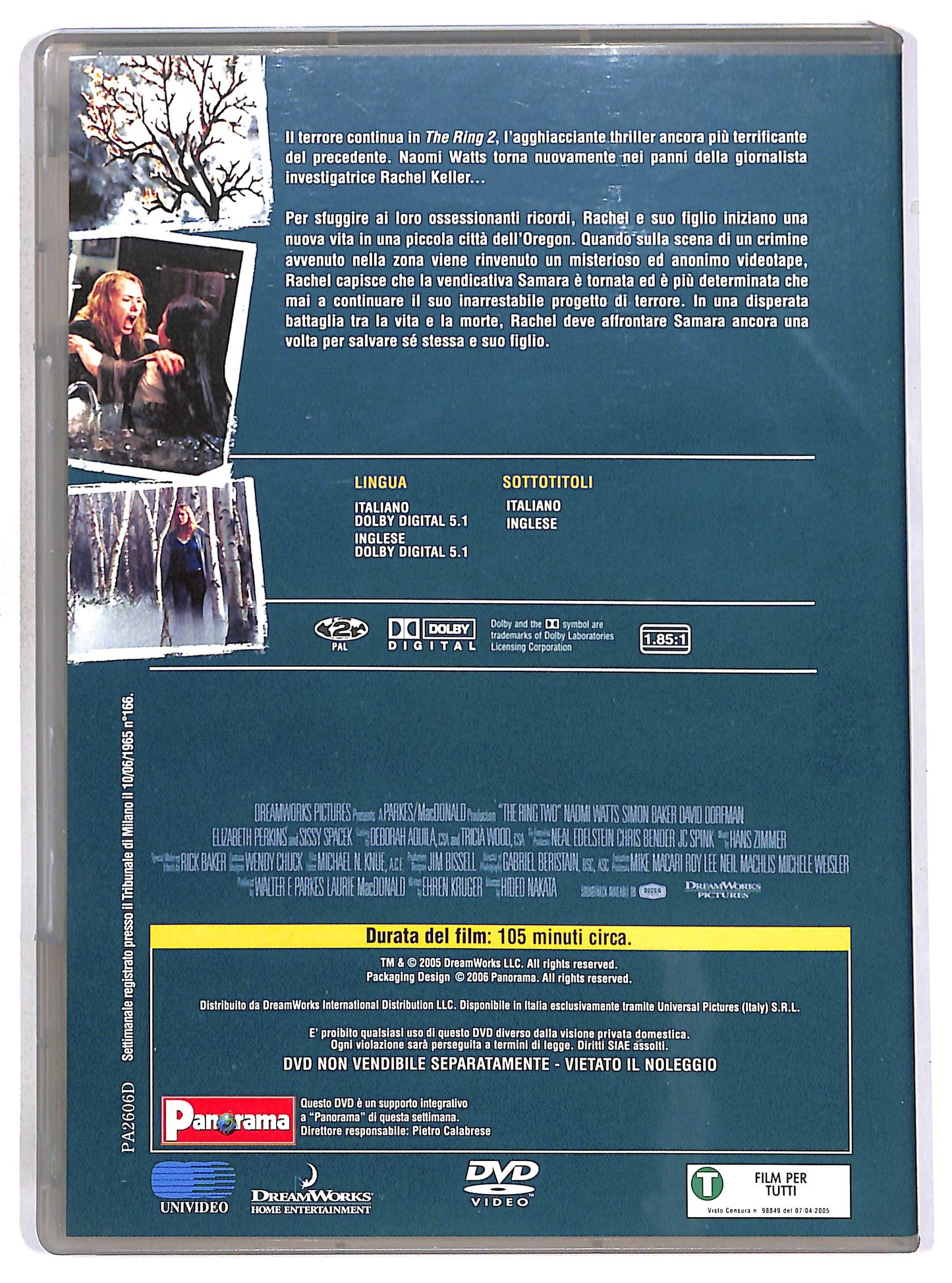 EBOND The Ring 2 EDITORIALE DVD D657404