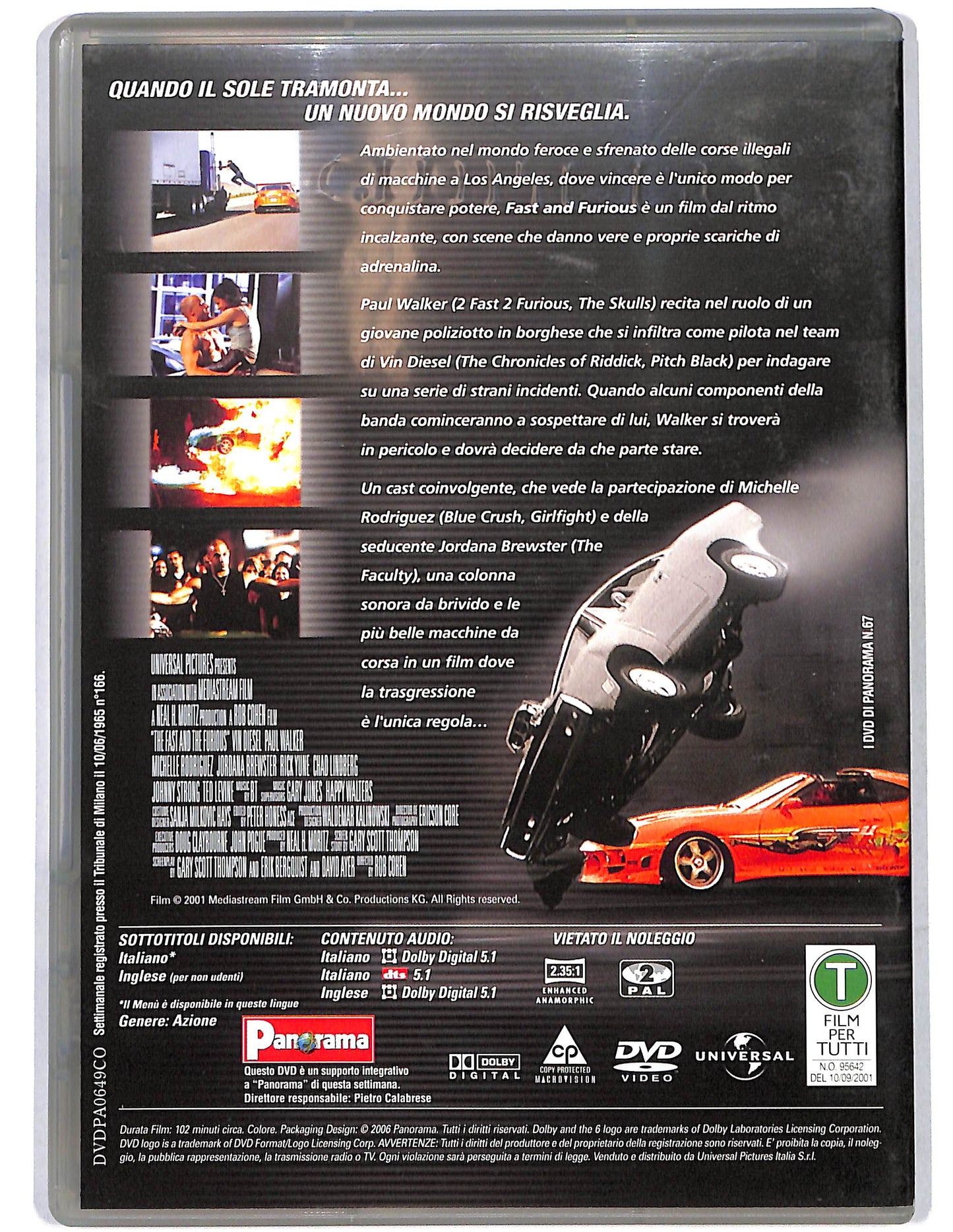 EBOND Fast and Furious  EDITORIALE DVD D658006