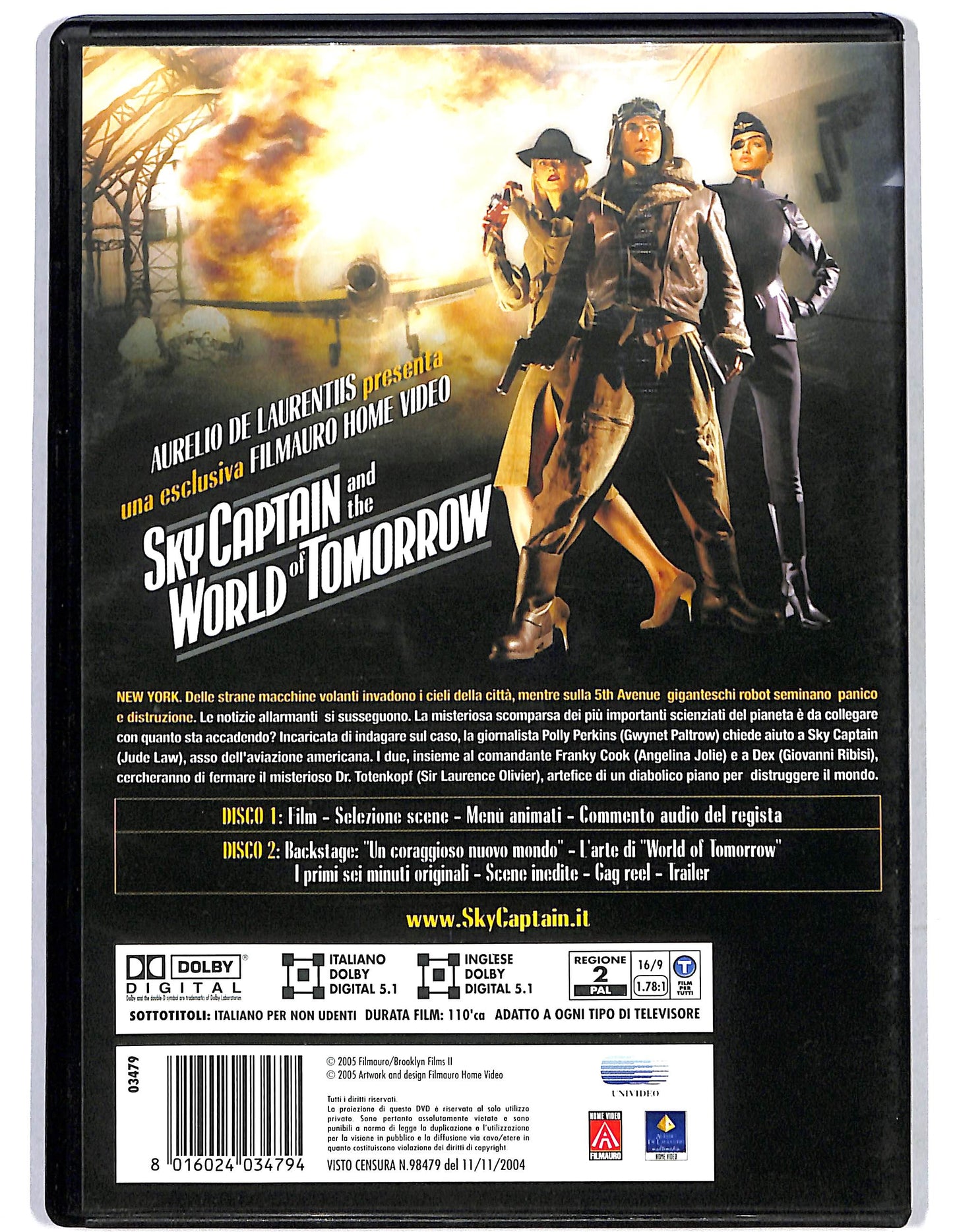 EBOND Sky Captain and the World of Tomorrow  EDIZIONE SPECIALE DVD D658037