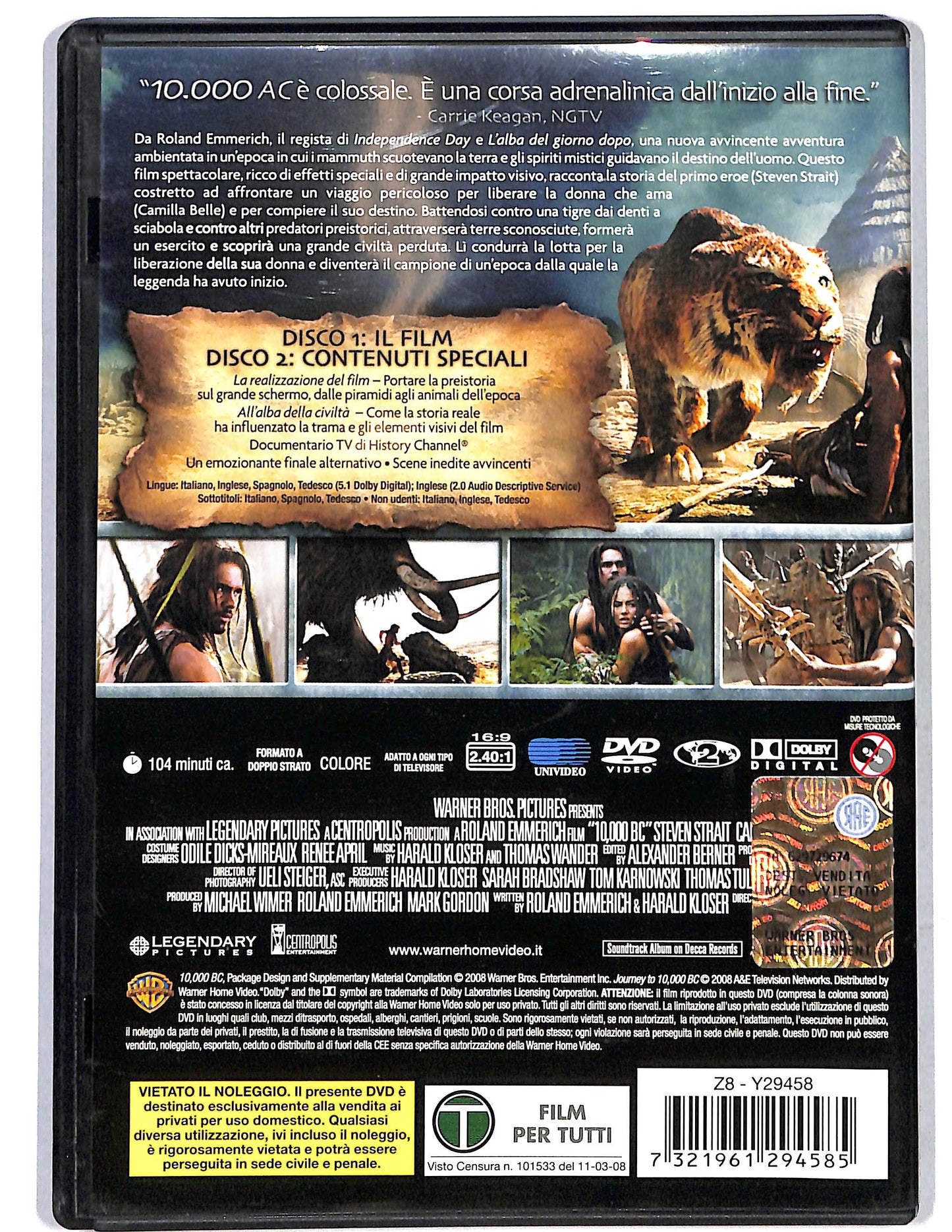 EBOND 10.000 AC  EDIZIONE SPECIALE 2dischi  DVD D658042