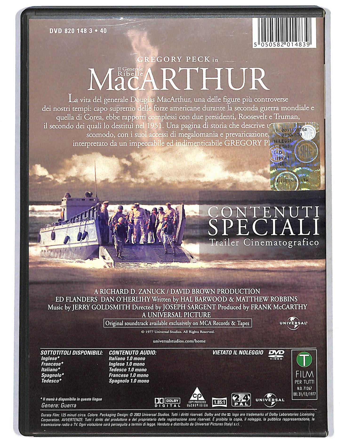 EBOND Mac Arthur  DVD D658112